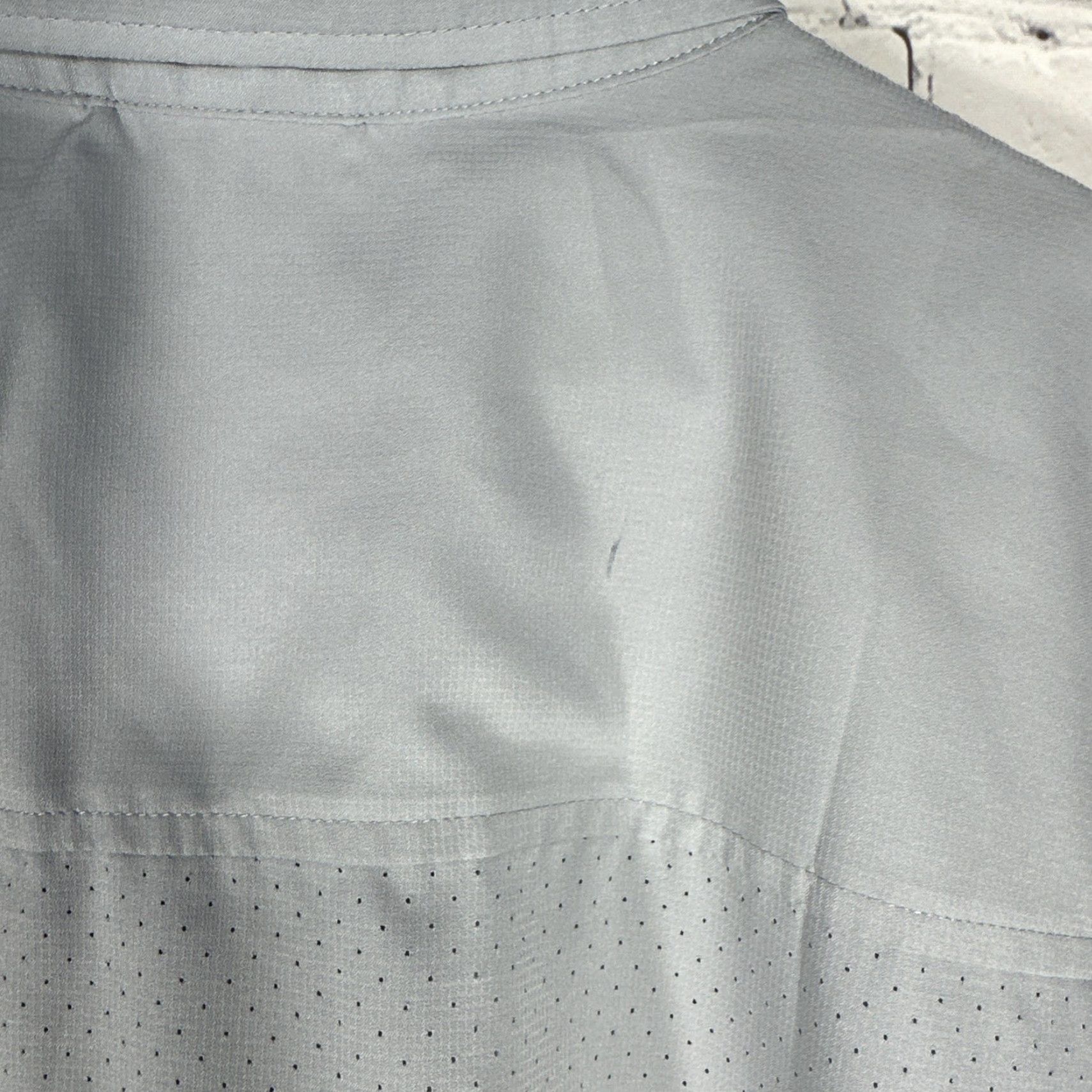 Vintage Huk Tide Point Shirt Men's 3XL Button-Up Short Sleeve Gray Polyester Breathing Pockets Embroidered Logo Vented Performance Guide Size US XXL / EU 58 / 5 - 6 Thumbnail