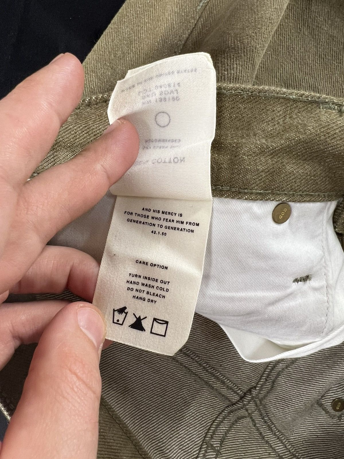 Fear of God FEAR OF GOD 5TH COLLECTION SELVEDGE VINTAGE GOLD size 31 Size US 31 - 12 Thumbnail