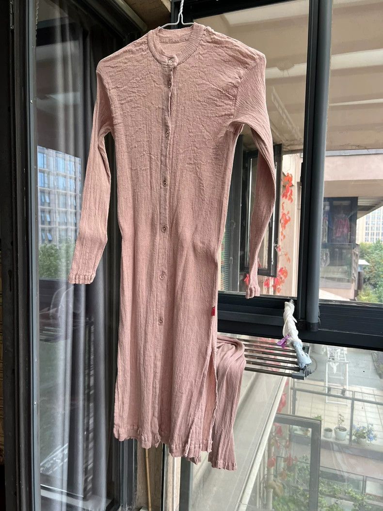 Issey Miyake Issey Miyake size:2 Pink pleated cardigan Size XS / US 0-2 / IT 36-38 - 1 Thumbnail