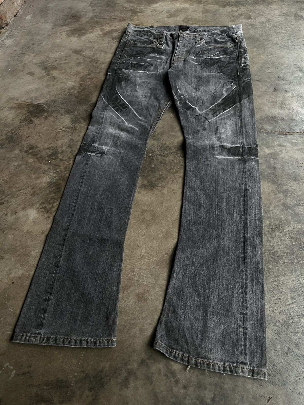 14th Addiction JAPANESE JACKROSE FLARE BOOT CUT VKEI SEDITIONARIES PANTS Size US 33 - 5 Thumbnail