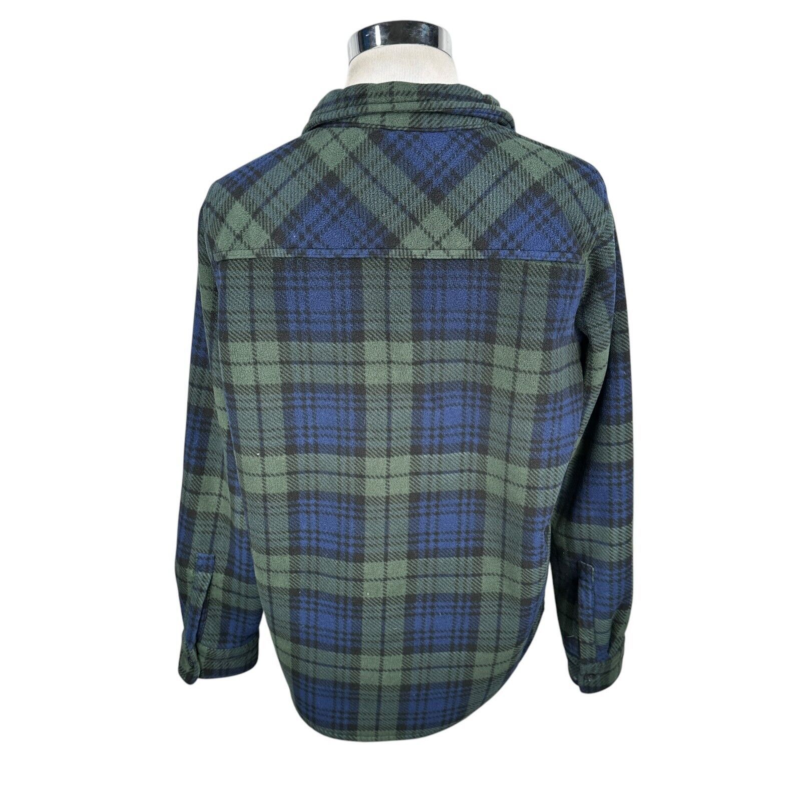 Other Anchorage Expedition Fleece Flannel Shirt Men L Blue Green Size US L / EU 52-54 / 3 - 5 Thumbnail