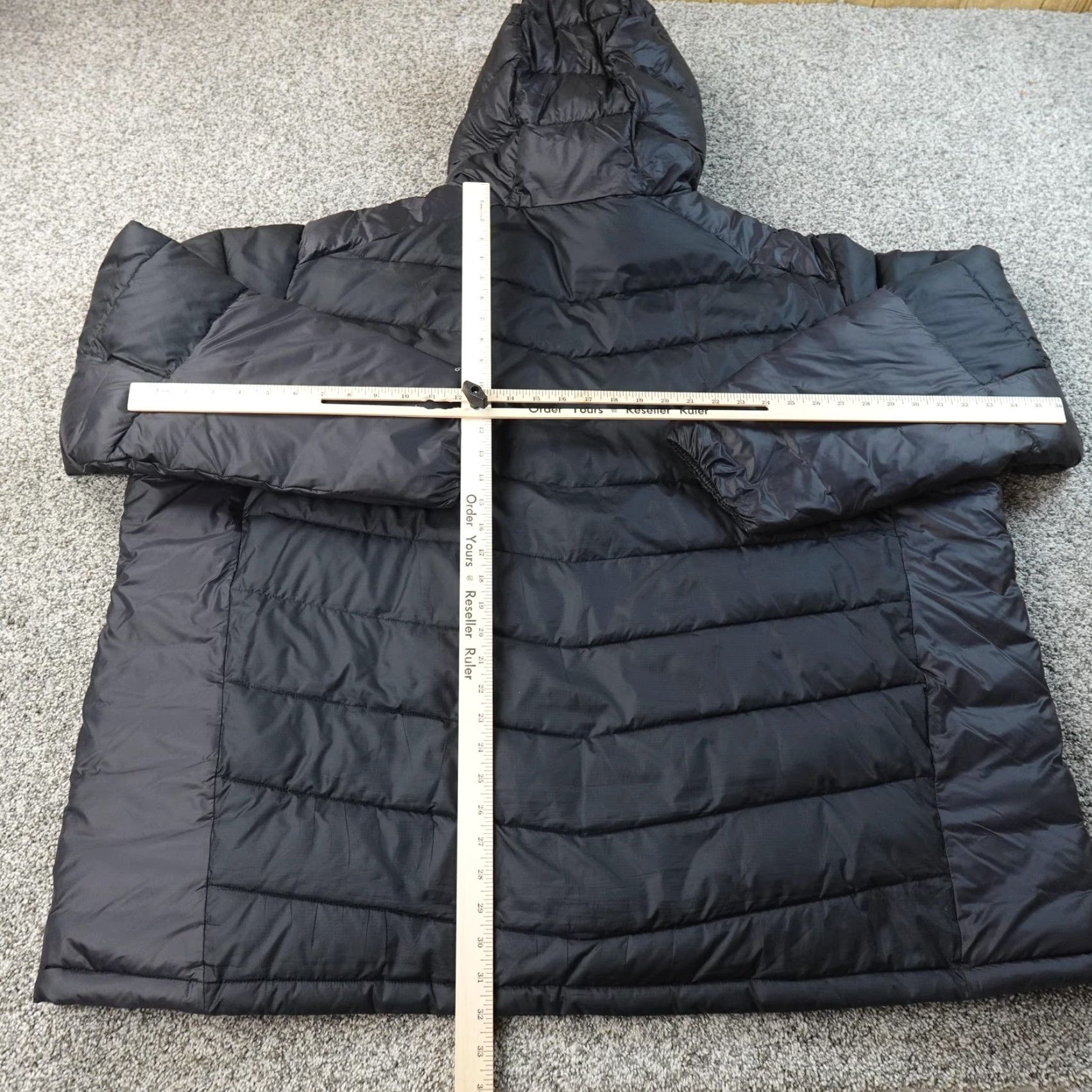 Vintage Columbia Jacket Mens 5X Black Omni Heat Hooded Puffer Insulated Windbreaker Coat Size US XXL / EU 58 / 5 - 7 Thumbnail