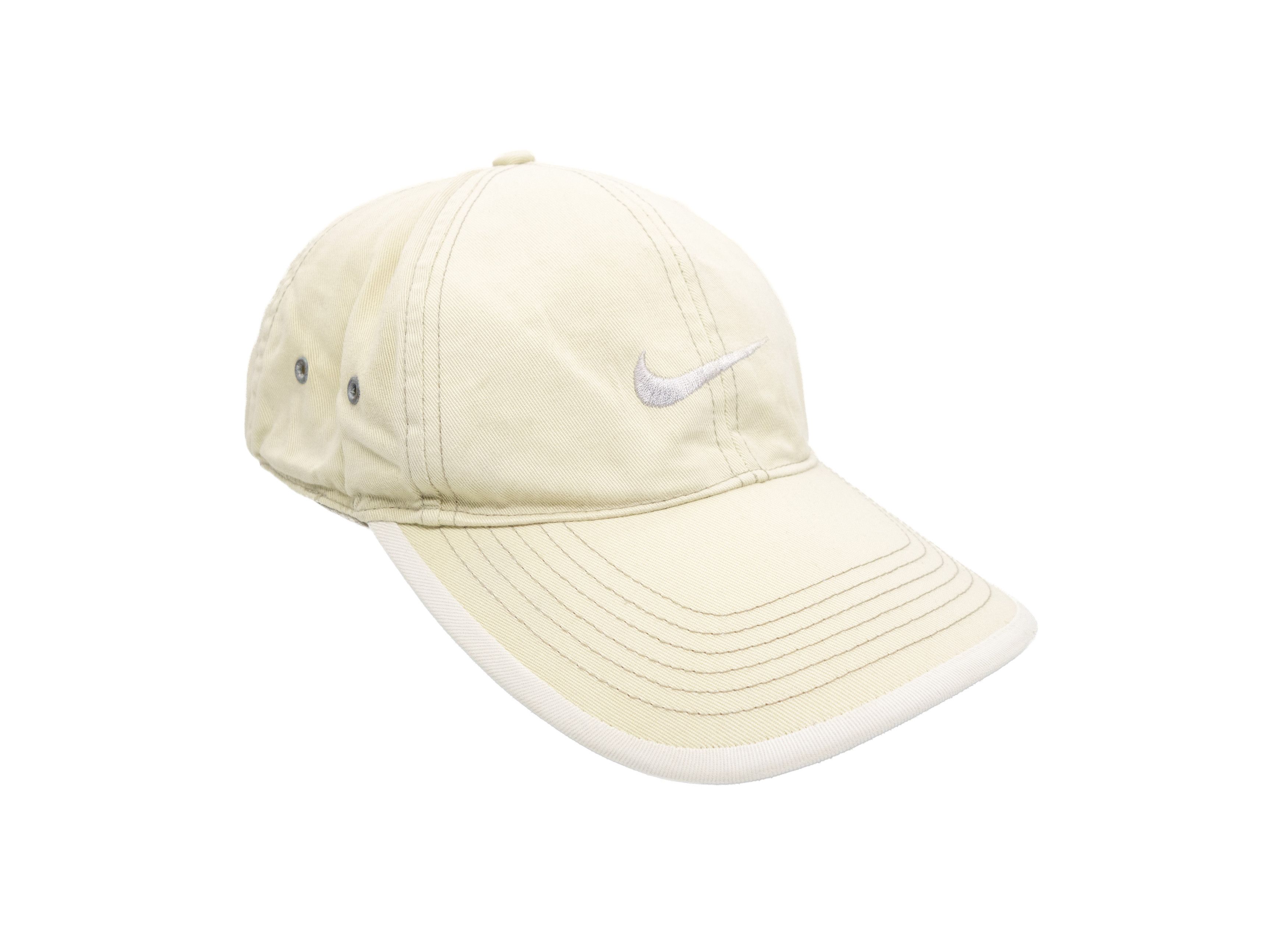 Nike 90s Swoosh Logo Stripe Cap Vintage Size ONE SIZE - 1 Thumbnail