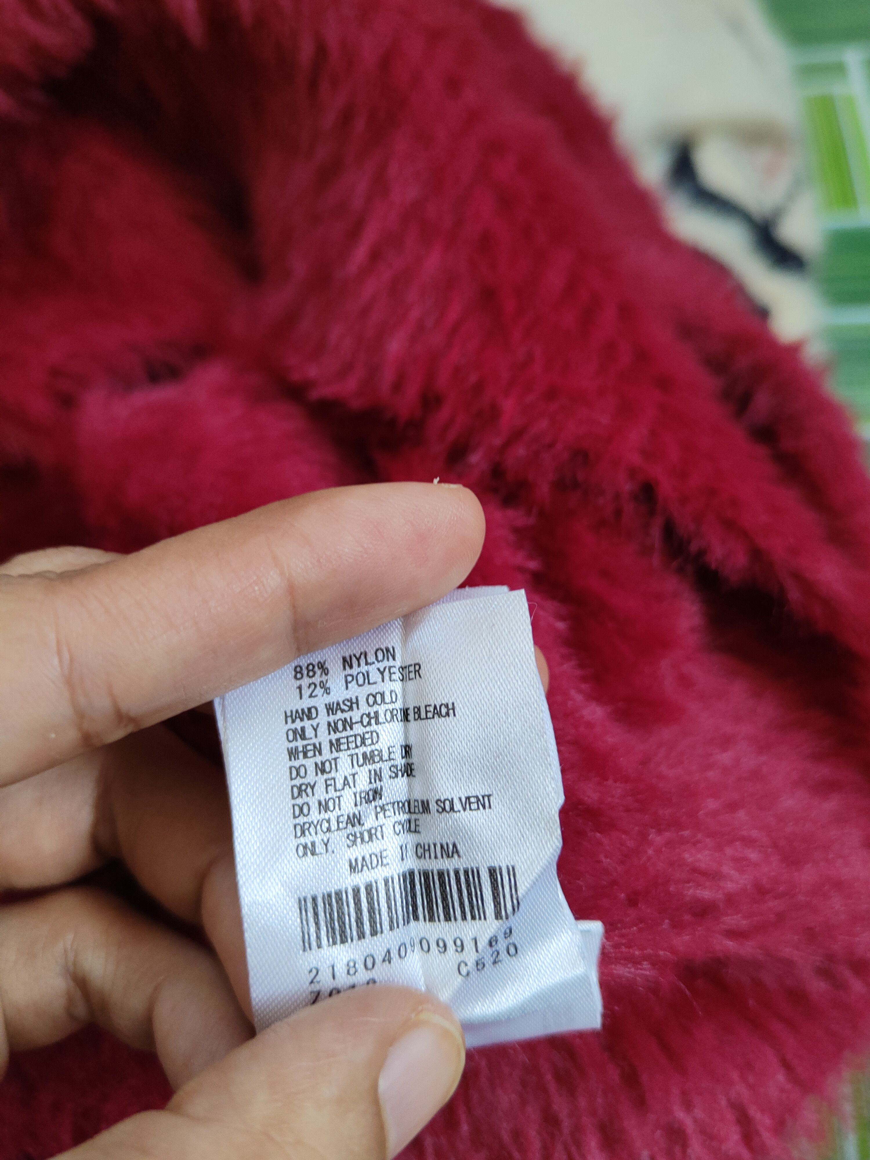 Homespun Knitwear Earth Music & Ecology Maroon Fur Mohair Knitwear #S2078 Size US M / EU 48-50 / 2 - 11 Thumbnail