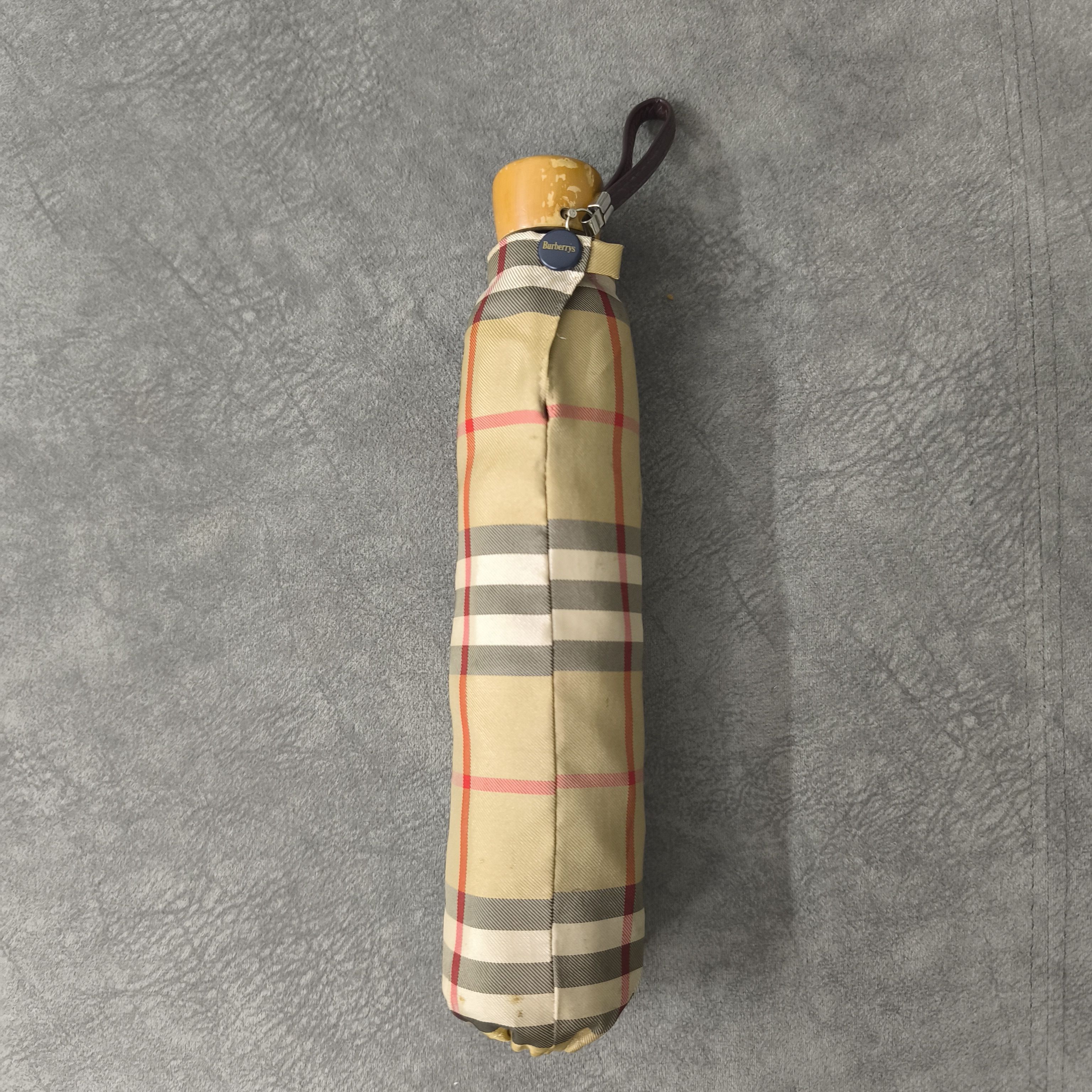 Burberry × Vintage Vintage Burberrys Check Folding Umbrella – Made in Japan Size ONE SIZE - 9 Thumbnail