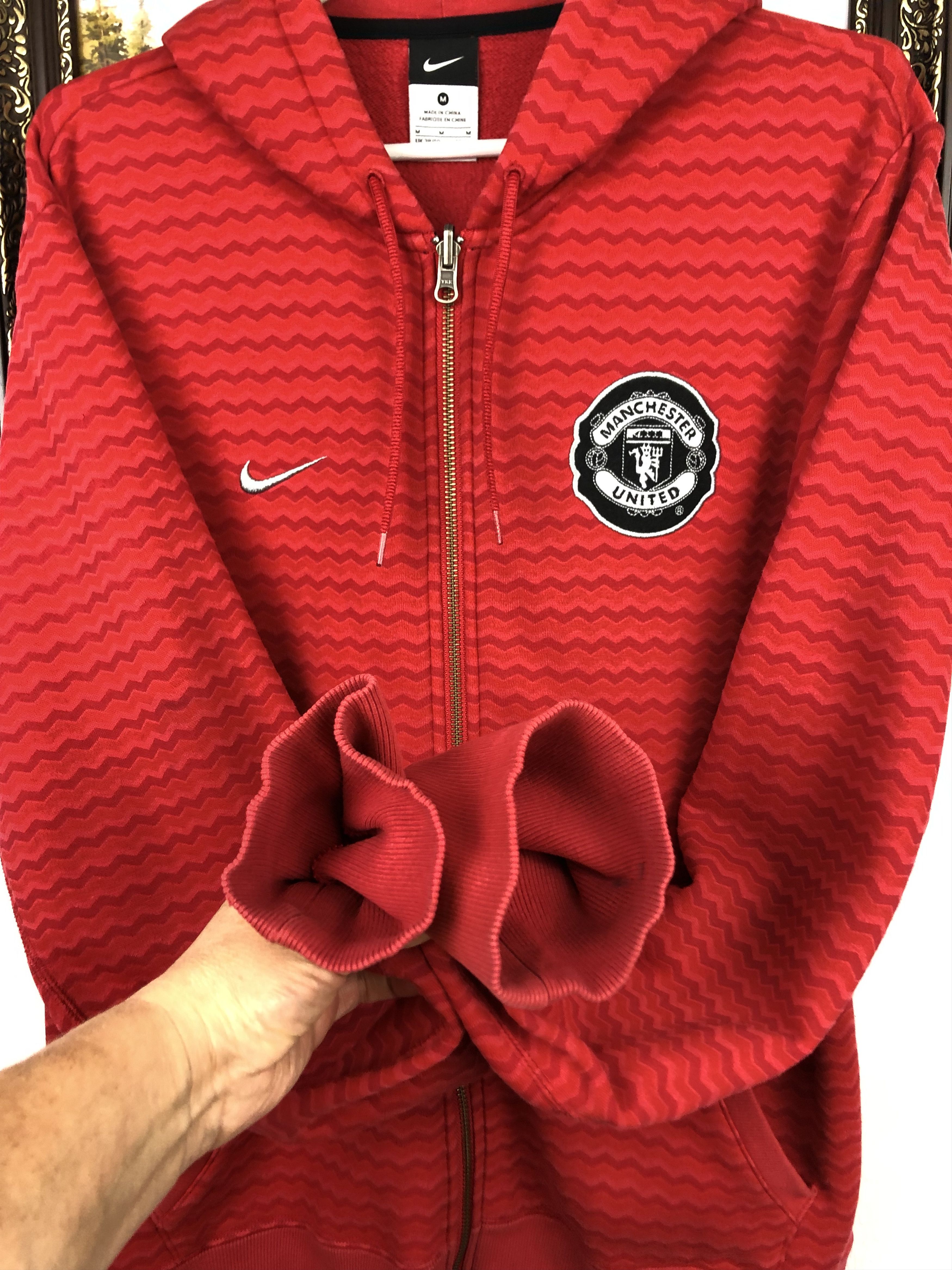 Nike Nike Manchester United Football Jacket Hooded Soccer Track Size US M / EU 48-50 / 2 - 4 Thumbnail