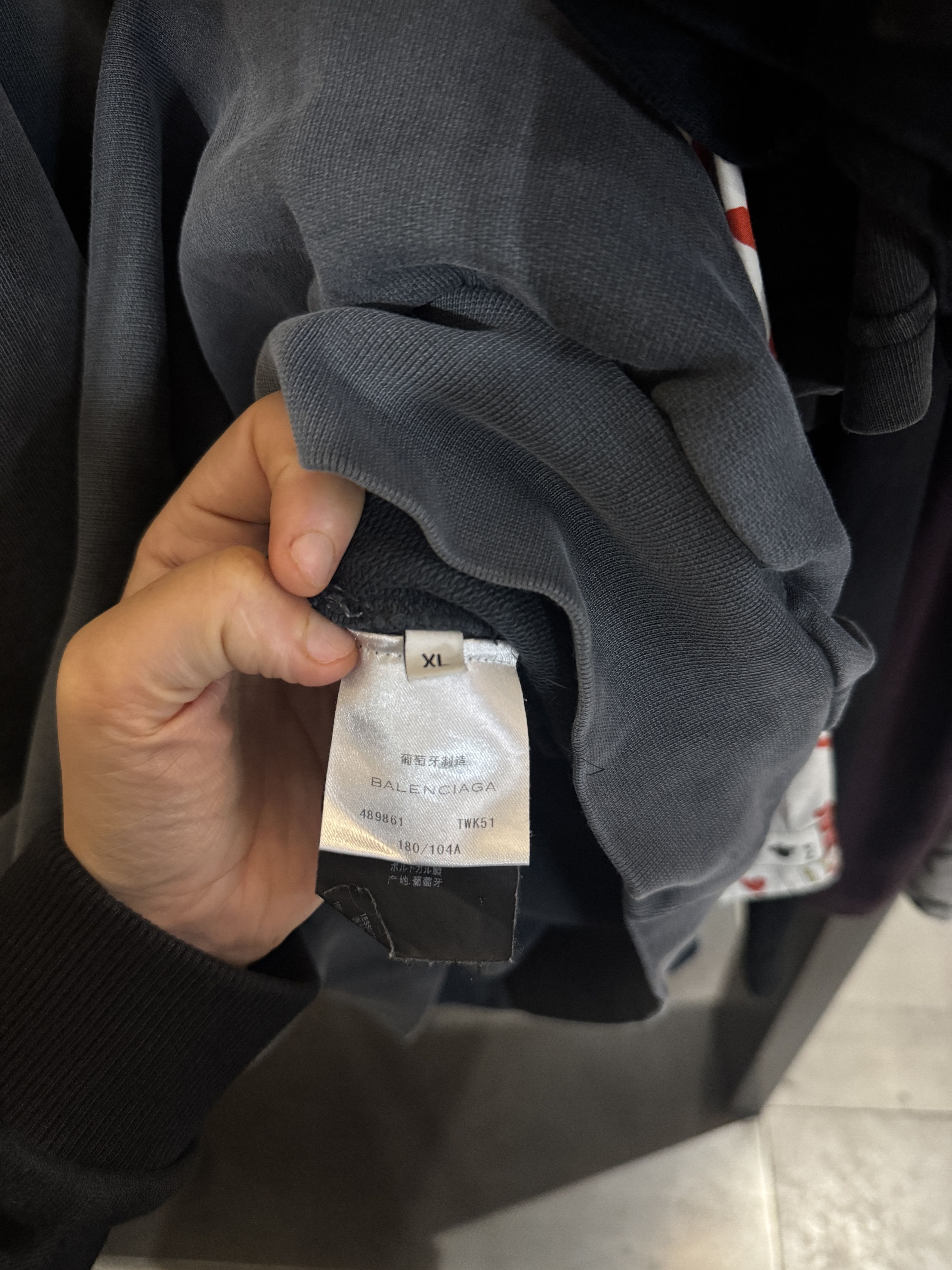 Balenciaga Balenciaga Sinners Sweatshirt Size US XL / EU 56 / 4 - 8 Thumbnail