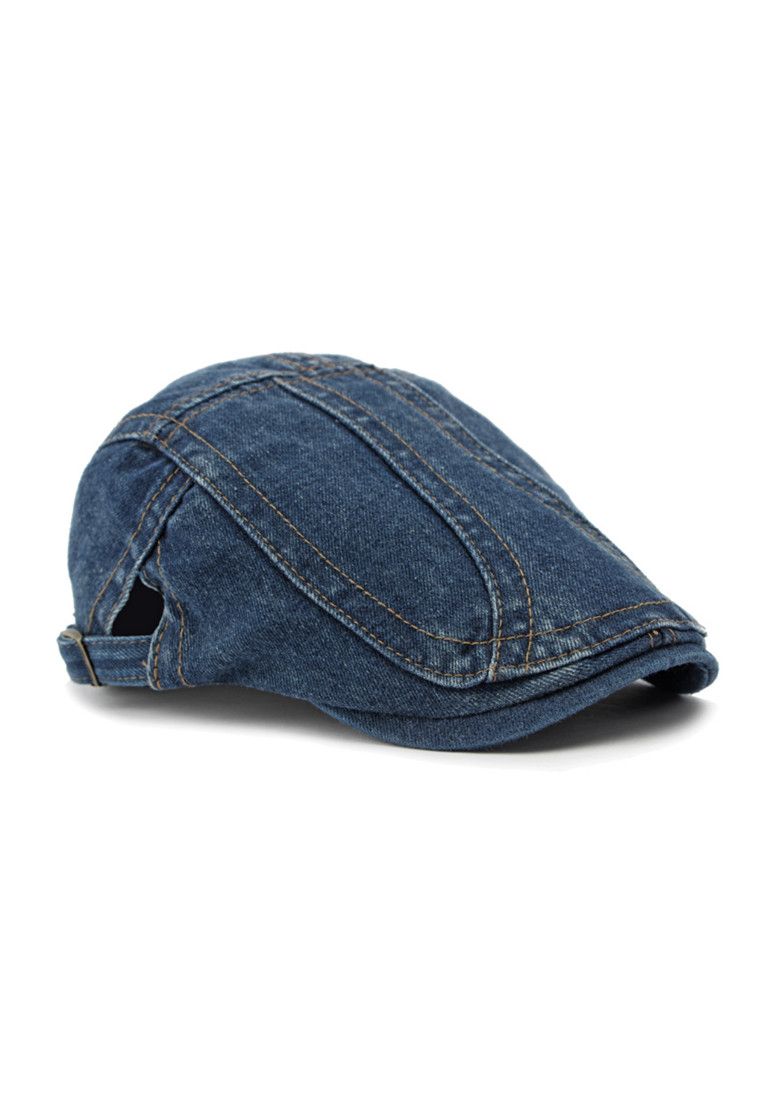 Other Blue Denim Beret Hat Size ONE SIZE - 1 Thumbnail