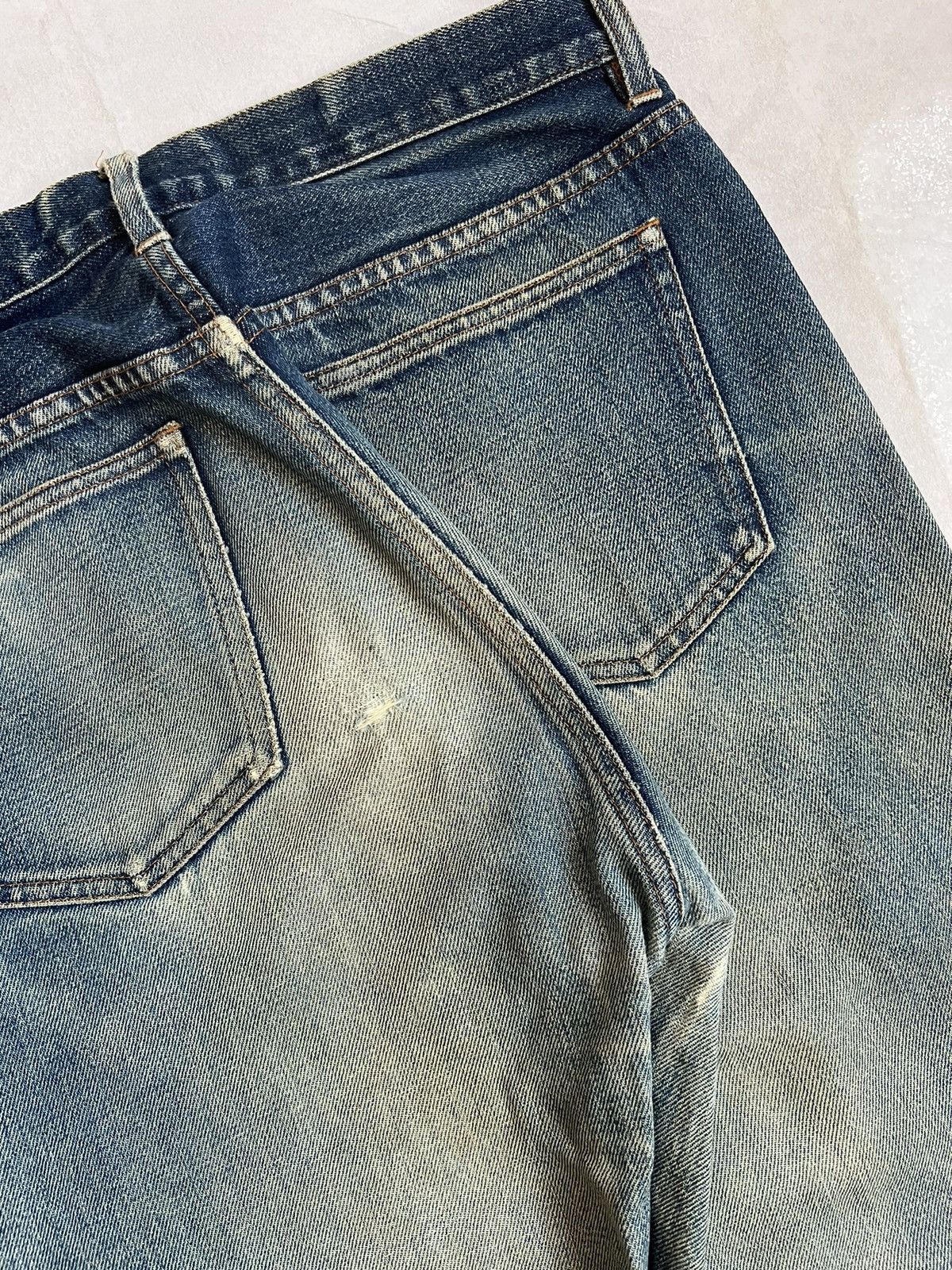 A.P.C. APC Dirty Wash Selvedge Distressed Denim Rare Size US 30 / EU 46 - 17 Thumbnail