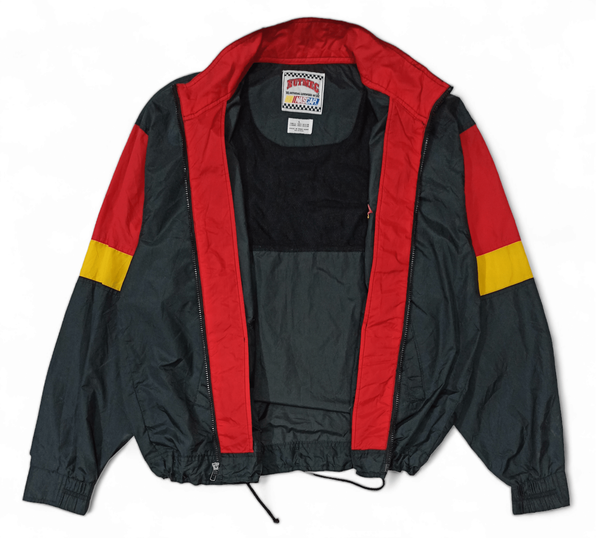 NASCAR Vintage Ernie Irvan Nutmeg Authentic Nascar Official Jacket Size US L / EU 52-54 / 3 - 3 Thumbnail