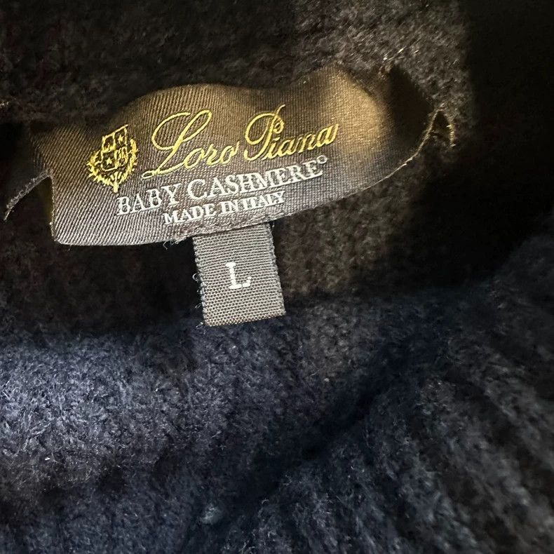 Loro Piana LORO PIANA BabyCashmere Woolen sweater Size L / US 10 / IT 46 - 2 Thumbnail