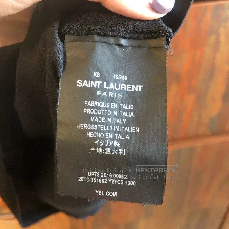 Saint Laurent Paris Saint Laurent Black Blood Luster T. Size US XS / EU 42 / 0 - 4 Thumbnail