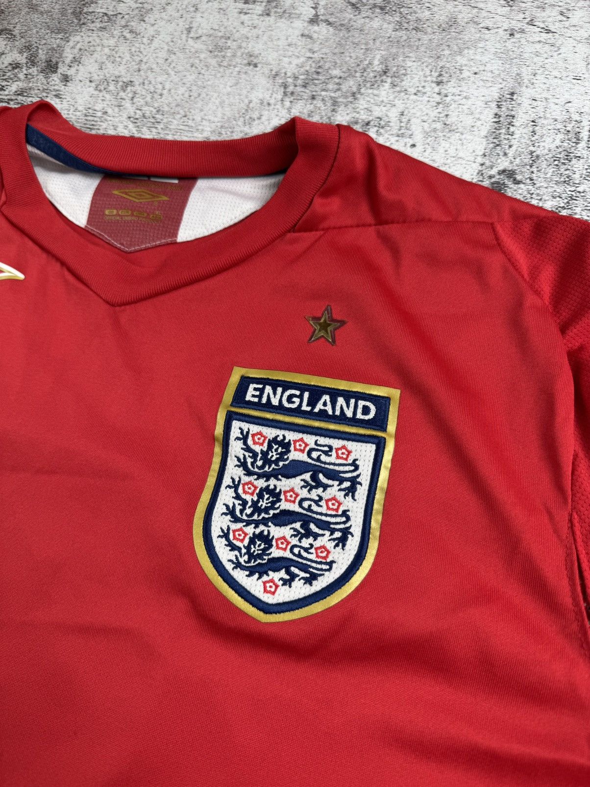 Umbro Vintage Umbro England 2006/2008 Wayne Rooney Shirt Jersey Size US L / EU 52-54 / 3 - 10 Thumbnail