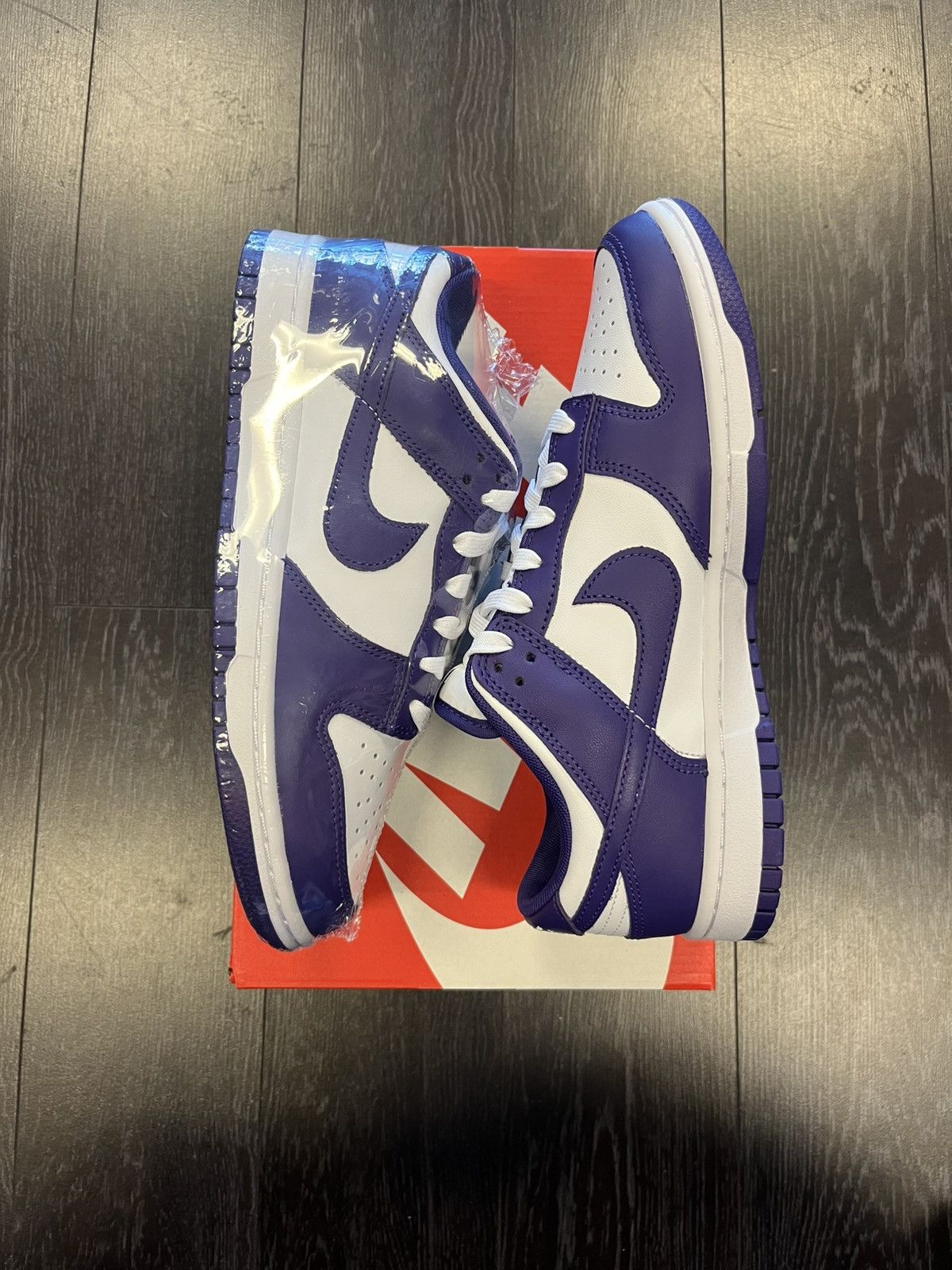 Nike Nike Dunk Low Championship Court Purple Size US 8.5 / EU 41-42 - 2 Thumbnail