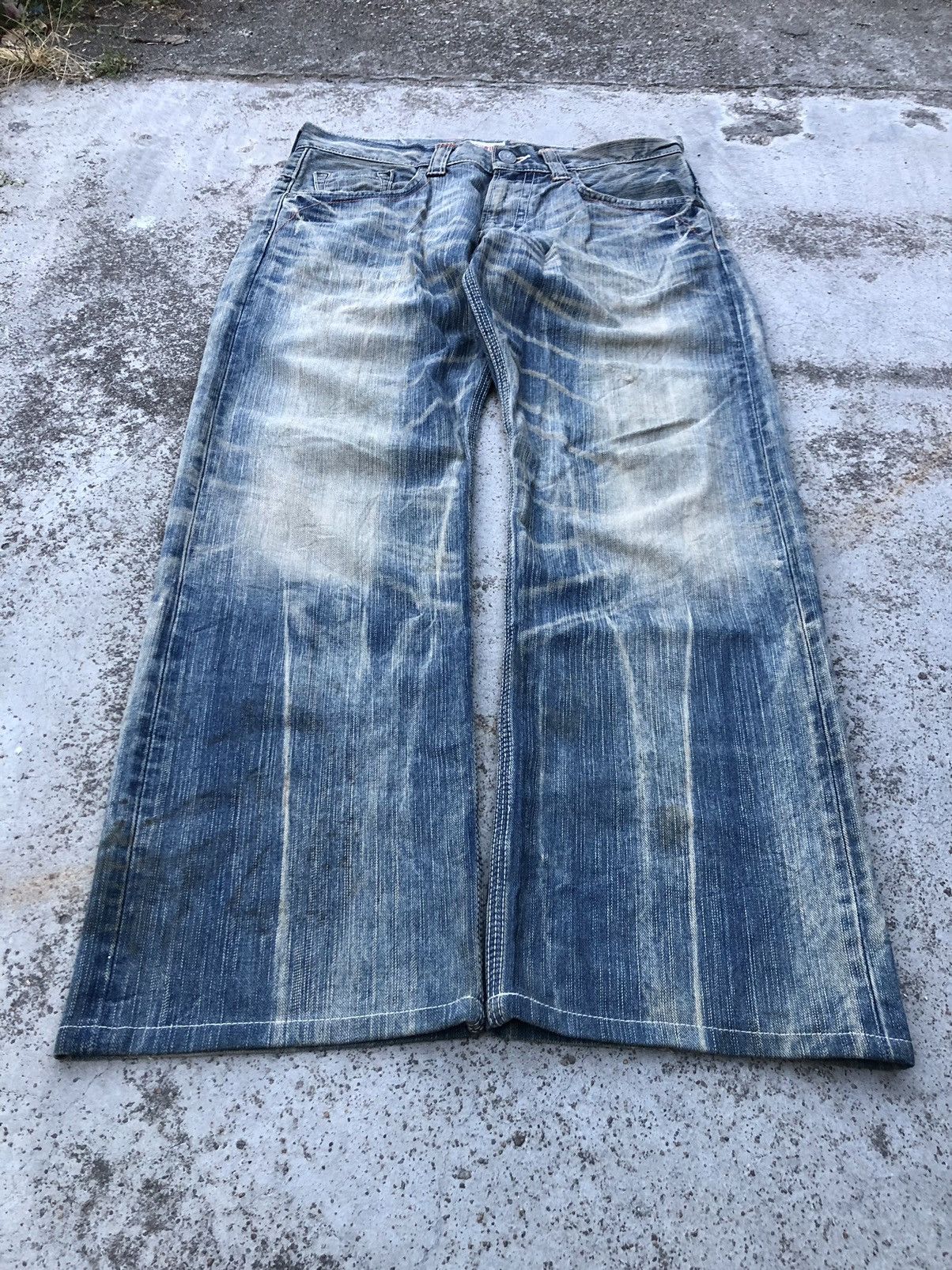 Edwin EDWIN XV RUSTY WASHED BLUE DENIM Size US 33 - 2 Thumbnail