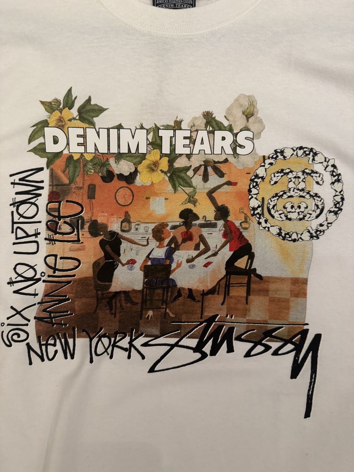 DENIM TEARS × Stussy Denim Tears x Stussy Annie Lee Artist Tee 