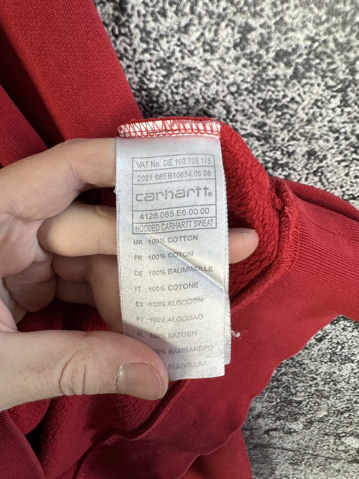 Carhartt Carhartt Hooded Sweat Hoodie Big Logo Vintage Y2K Size L Size US L / EU 52-54 / 3 - 9 Thumbnail