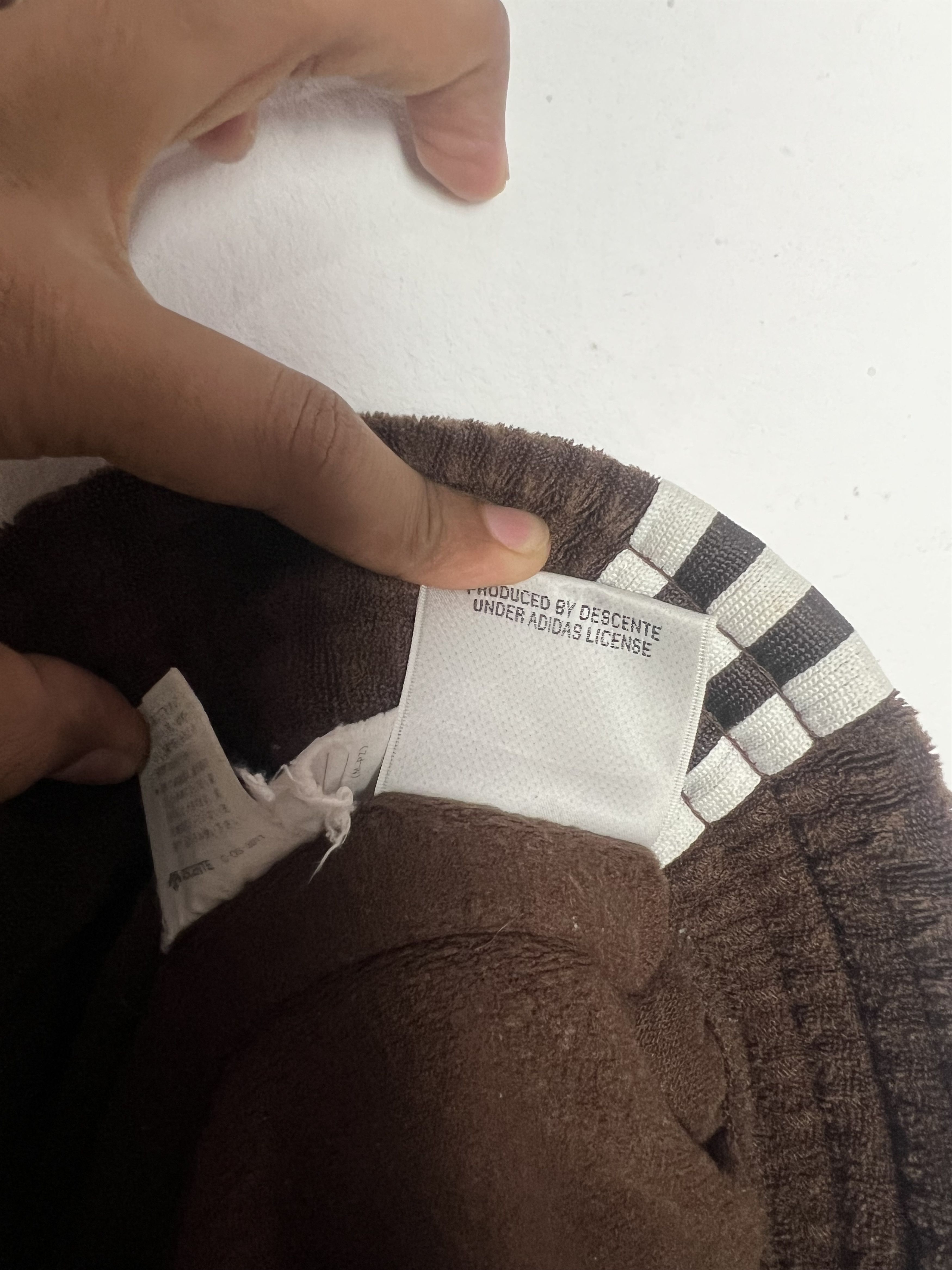 Adidas Vintage Adidas Brown Velour Striped Japan Made Track Pant Size US 29 - 10 Thumbnail
