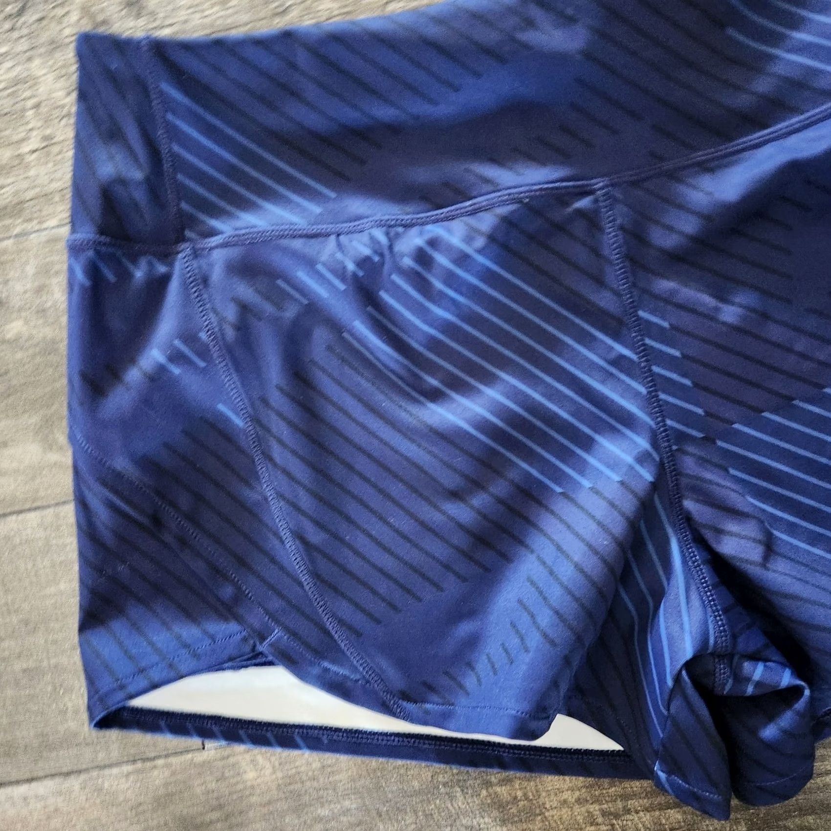 Vintage Selkirk Pickleball Shorts Womens Medium Geo Blue 2 In 1 High Waist Performance Size 32" / US 10 / IT 46 - 6 Thumbnail