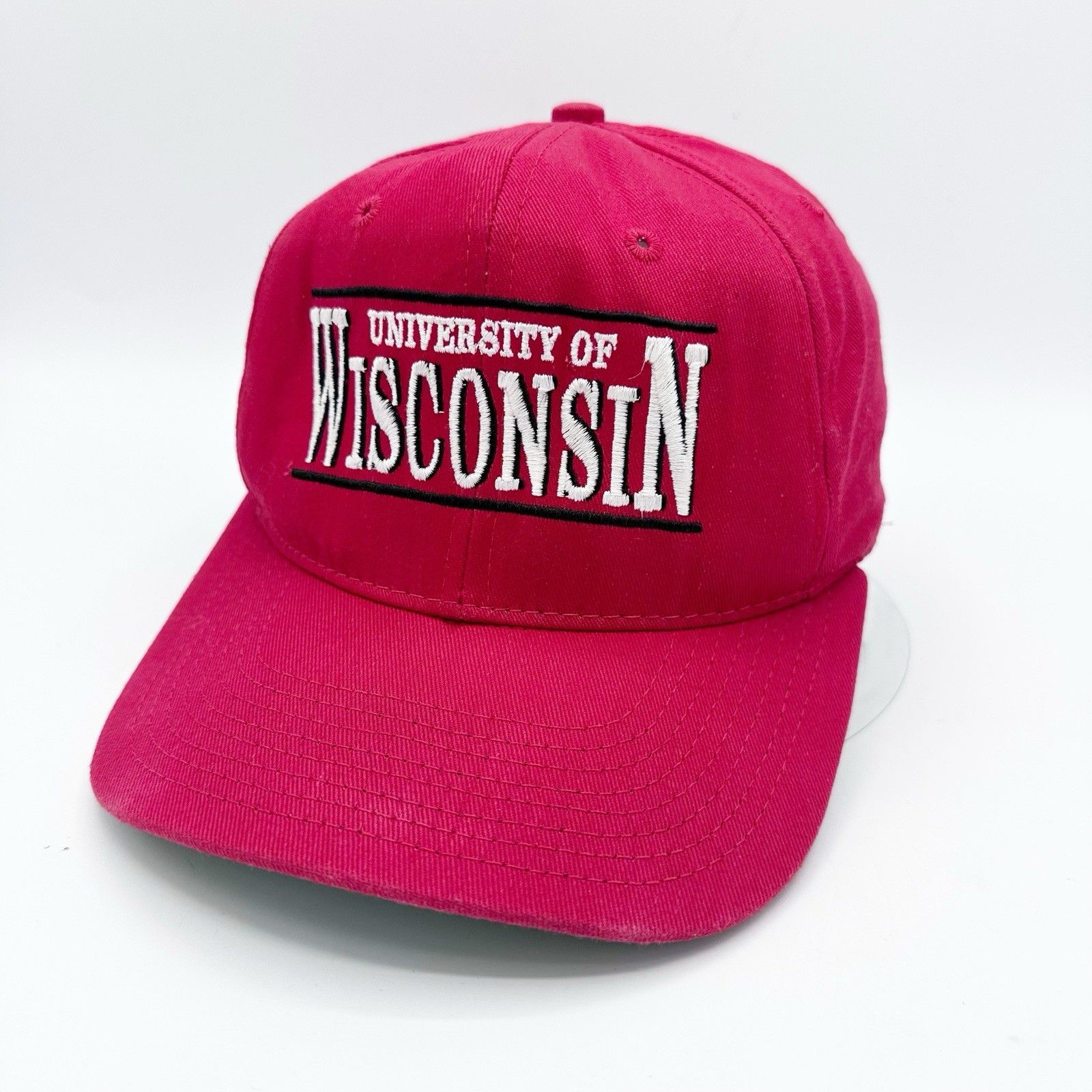Other Vintage 90s University Square Wisconsin Badgers SnapBack Hat Size ONE SIZE - 1 Thumbnail