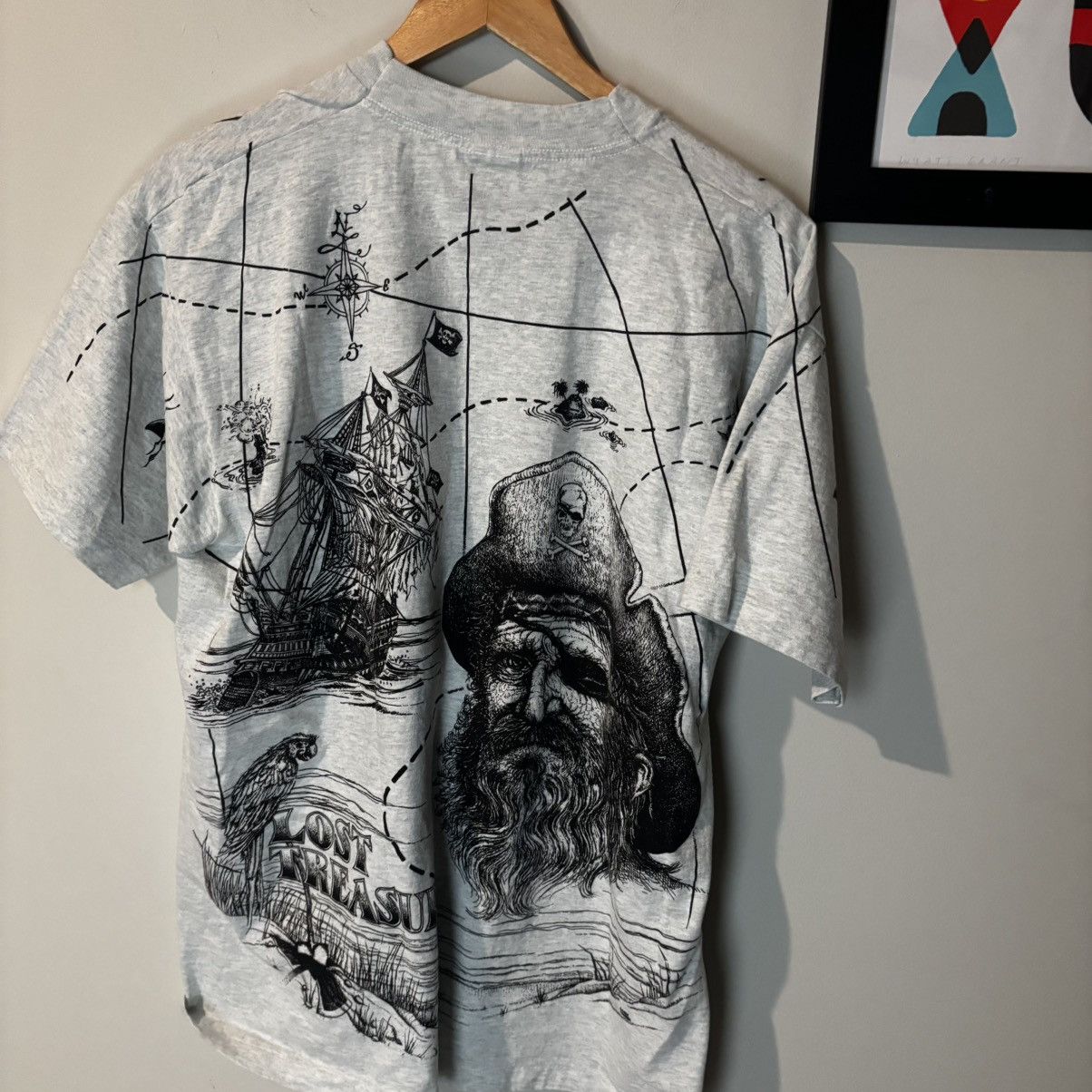 Vintage Pirate Lost Treasure Vintage T Shirt Size US XL / EU 56 / 4 - 4 Thumbnail