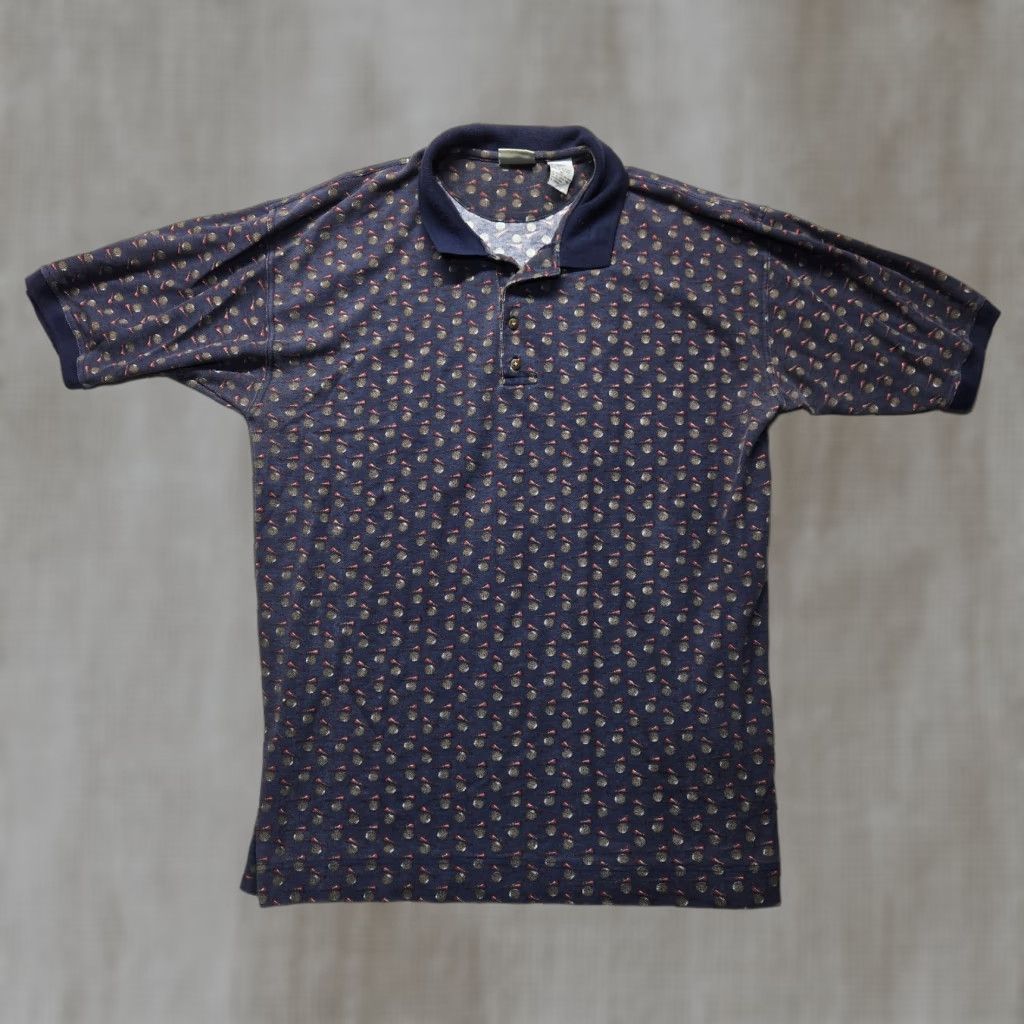 Bugle Boy Vtg. 90s Bugle Boy Company Golf Theme Polo Shirt Adult Men's XL Blue Polo Shirts 90s Mens Size US XL / EU 56 / 4 - 1 Thumbnail