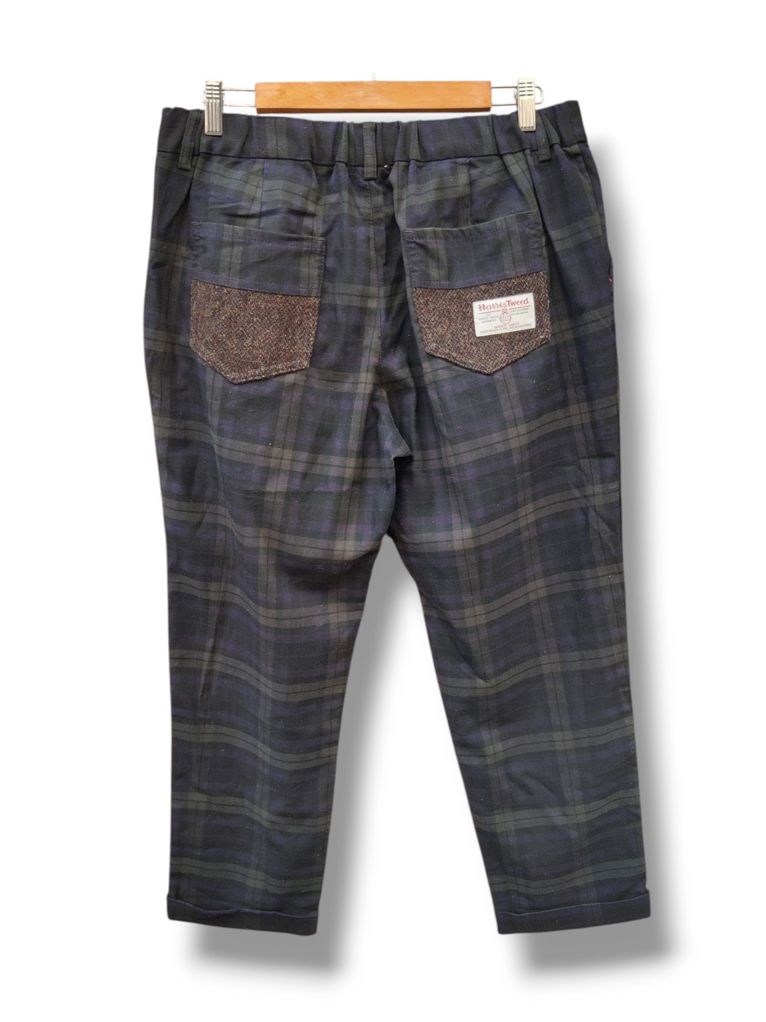 Harris Tweed Vintage Harris Tweed Hand Woven Rare Double Pocket Pants Size US 33 - 1 Thumbnail