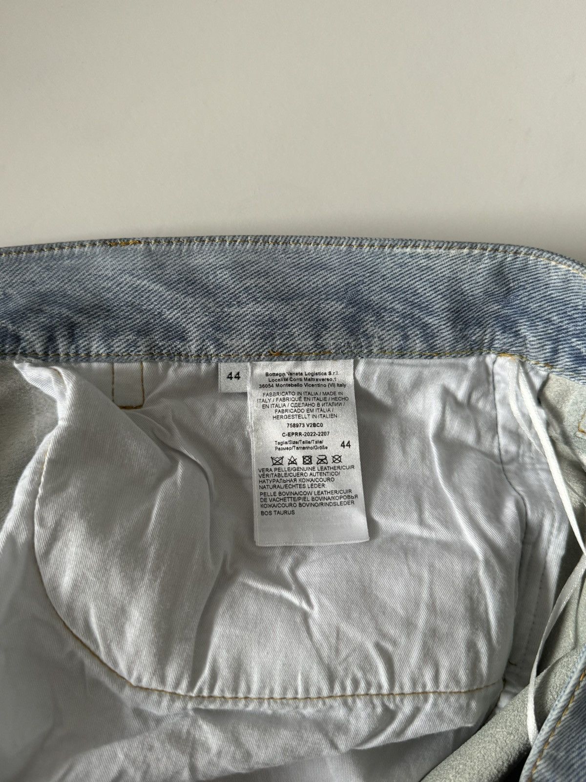 Bottega Veneta Bottega Veneta Denim Printed Leather Jeans Size US 32 / EU 48 - 10 Thumbnail