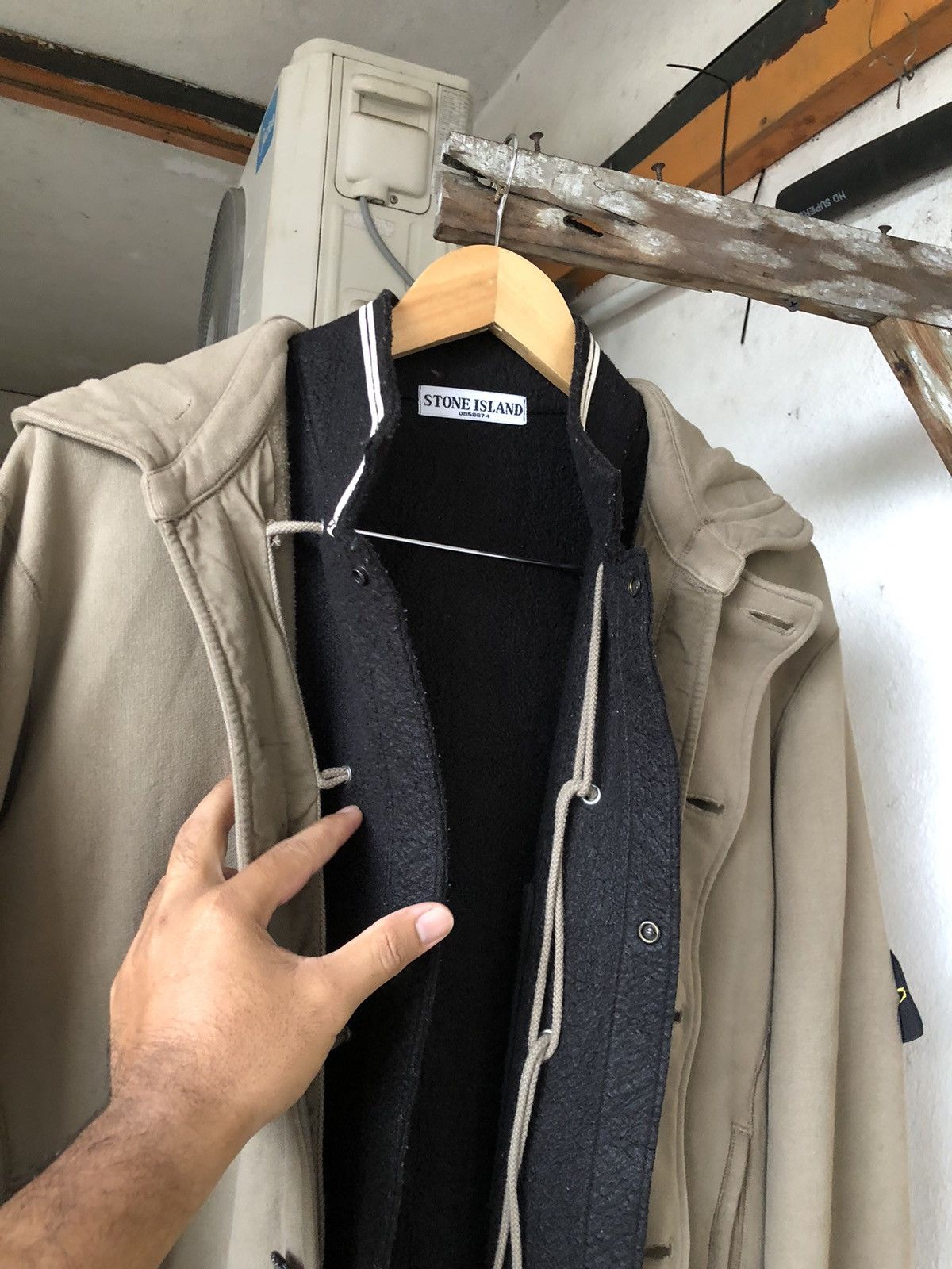 Stone Island Vintage Stone Island Inner Blanket Jacket Hoodie Autumn 2006 Size US L / EU 52-54 / 3 - 7 Thumbnail