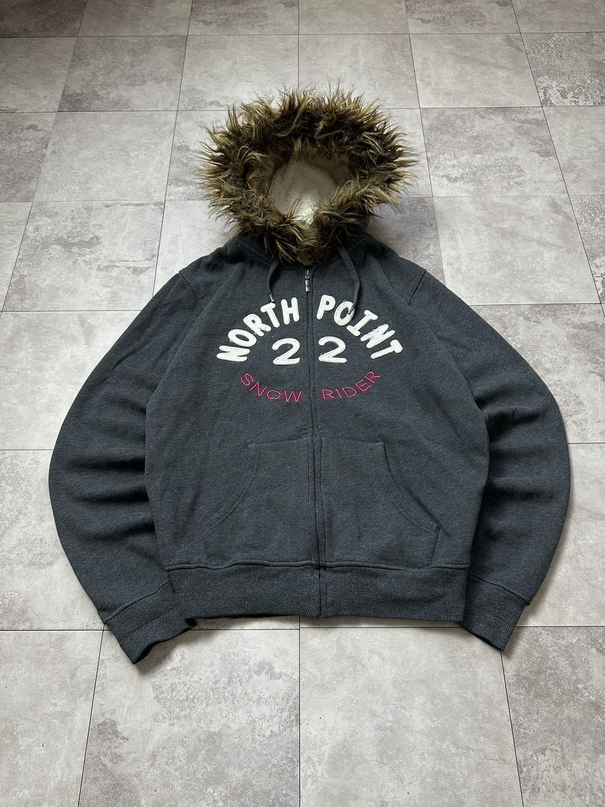 Hysteric Glamour × If Six Was Nine × Le Grande Bleu (L.G.B.) Vintage LGB If Six Was Nine Style Faux Fur Zip Hoodie Jacket Size US XL / EU 56 / 4 - 4 Thumbnail