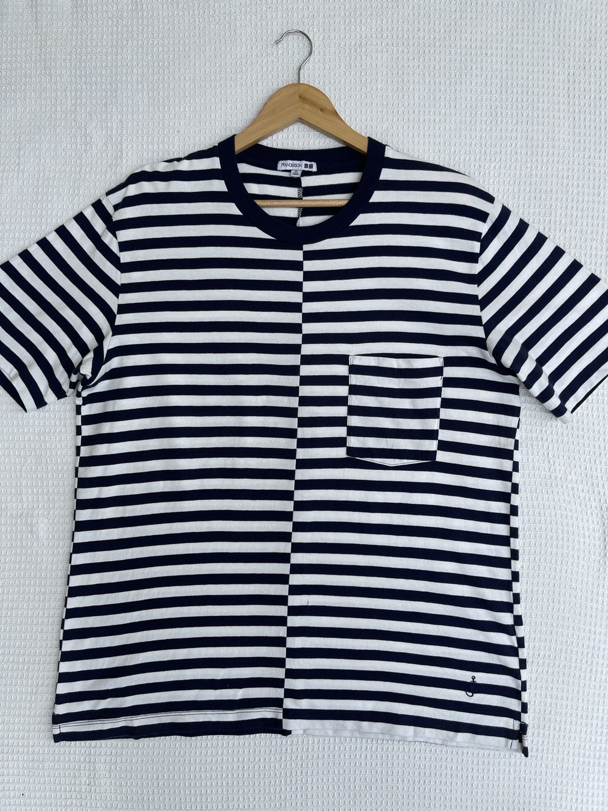 JW Anderson Last Drop🔥Rare🔥UNIQLO x JW ANDERSON Stripe Pocket Tee Size US XL / EU 56 / 4 - 8 Thumbnail