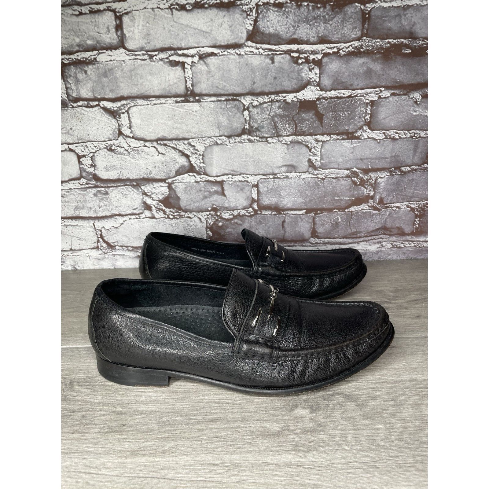 Cole Haan COLE HAAN Black Leather Air Horsebit Classic Loafers Dress M Size US 10 / EU 43 - 12 Thumbnail