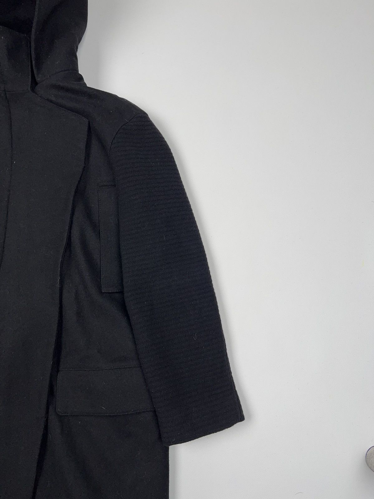Allsaints Allsaints Odetta Parka Oversized Wool Asymmetrical Coat Size S / US 4 / IT 40 - 8 Thumbnail