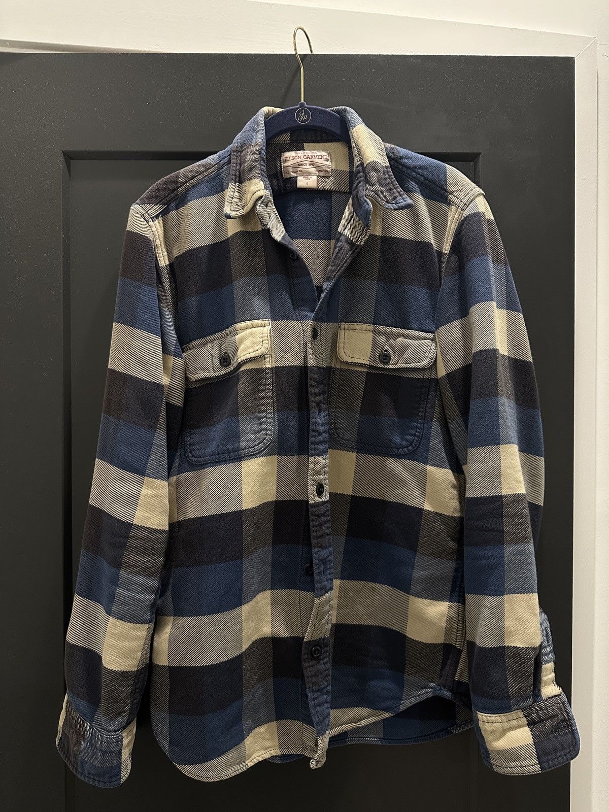 Filson Blue Flannel Shirt Size US S / EU 44-46 / 1 - 1 Thumbnail