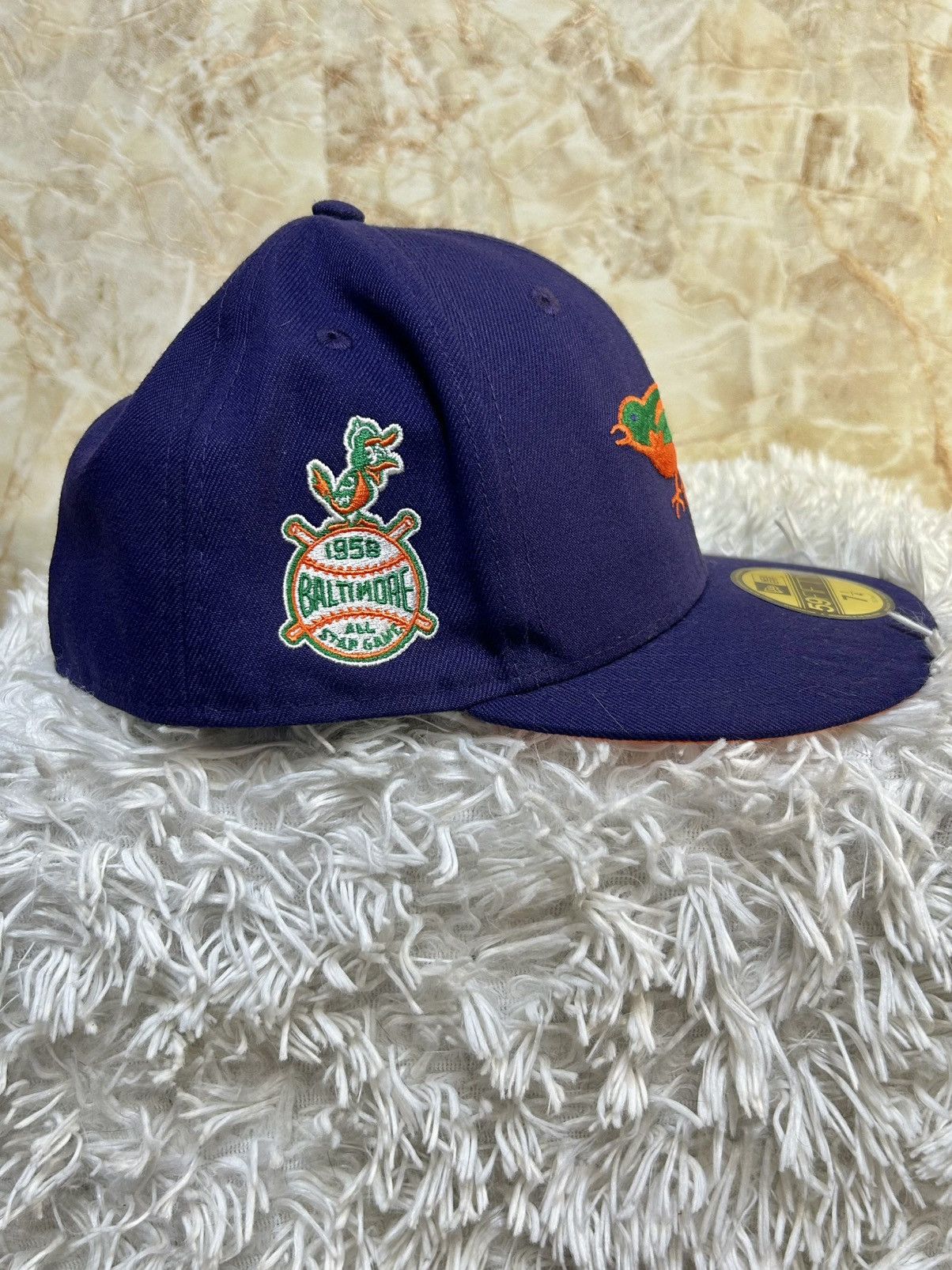 New Era Baltimore Orioles Hat club 7 1/4 59Fifty Purple All Star Size ONE SIZE - 3 Thumbnail