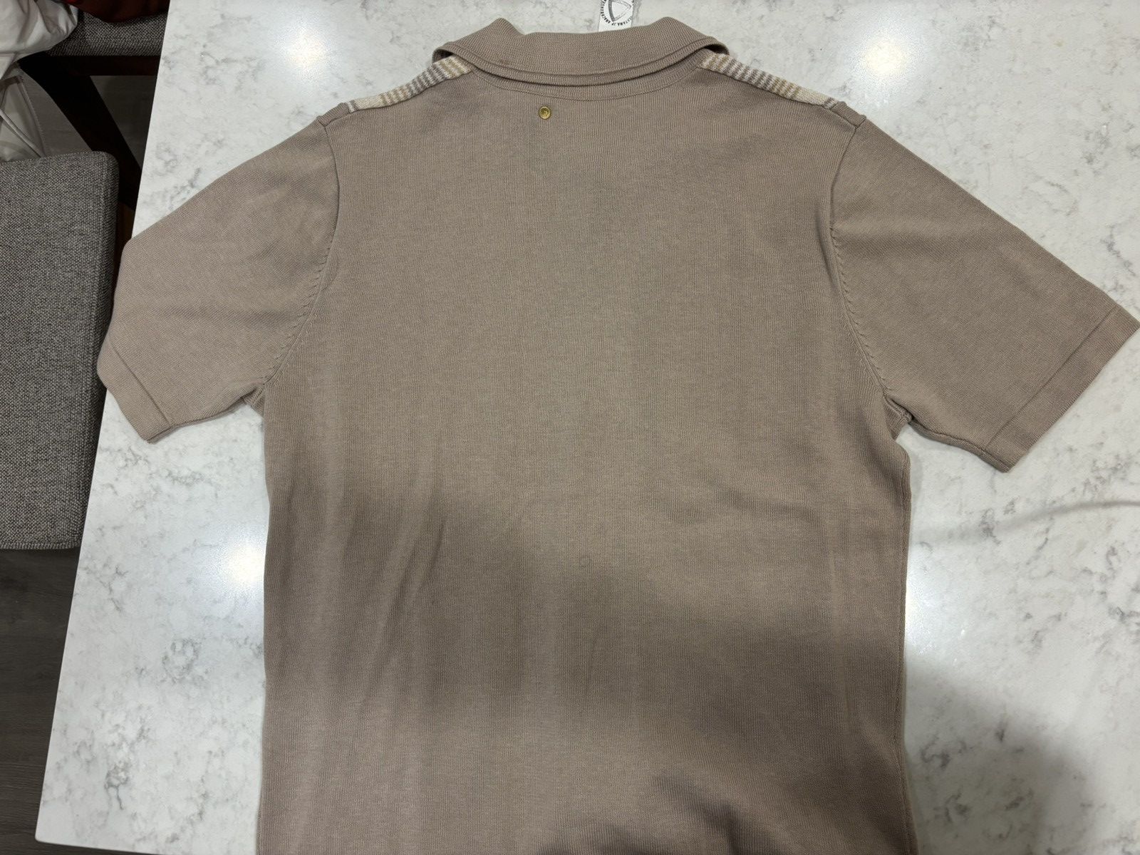 ANACHRONORM Silk Cotton Jacquard Polo Sweater Size US S / EU 44-46 / 1 - 8 Thumbnail
