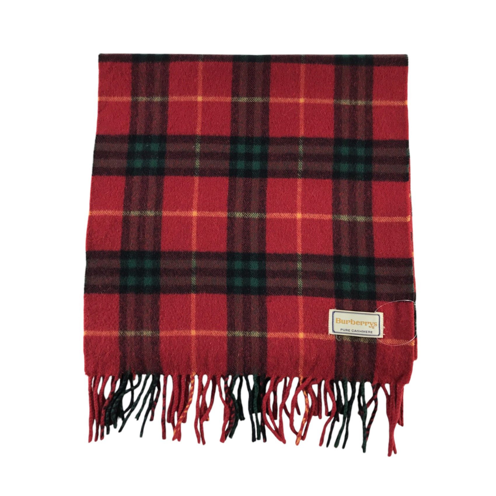 Burberry × Vintage Burberry Scarf / Muffler / Neckwear - WW1840 Size ONE SIZE - 2 Thumbnail