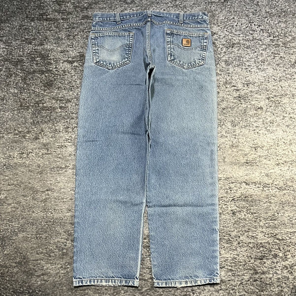 Carhartt Vintage Carhartt Blue Faded Relaxed Workwear Skater Jeans Size US 38 / EU 54 - 1 Thumbnail