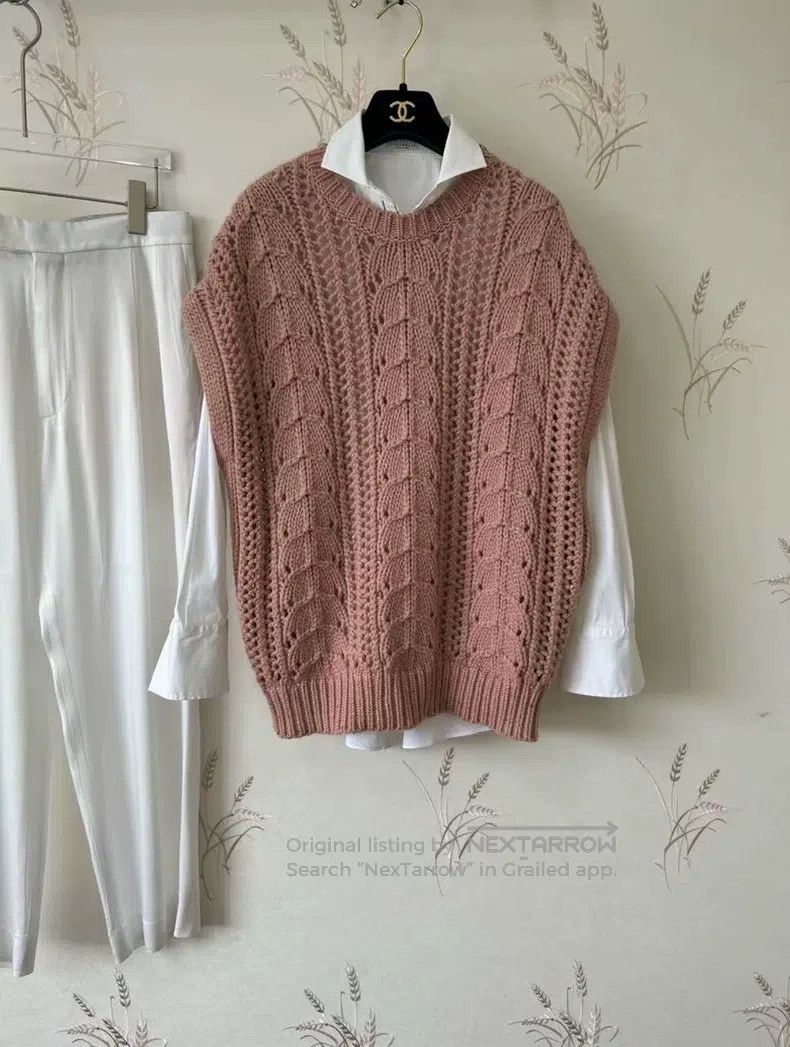 Brunello Cucinelli Brunello Cucinelli Small Sequin Cashmere Sweater Size L / US 10 / IT 46 - 5 Thumbnail