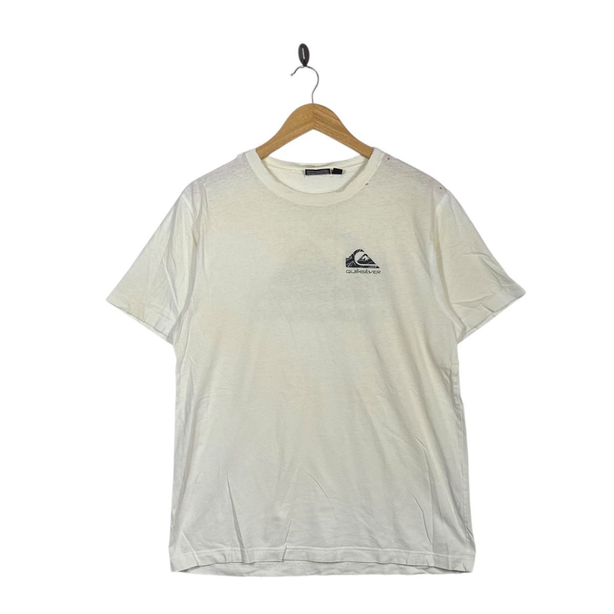 Quiksilver Quiksilver Double Sided Logo Tee White Surf Skate Streetwear Size US L / EU 52-54 / 3 - 2 Thumbnail
