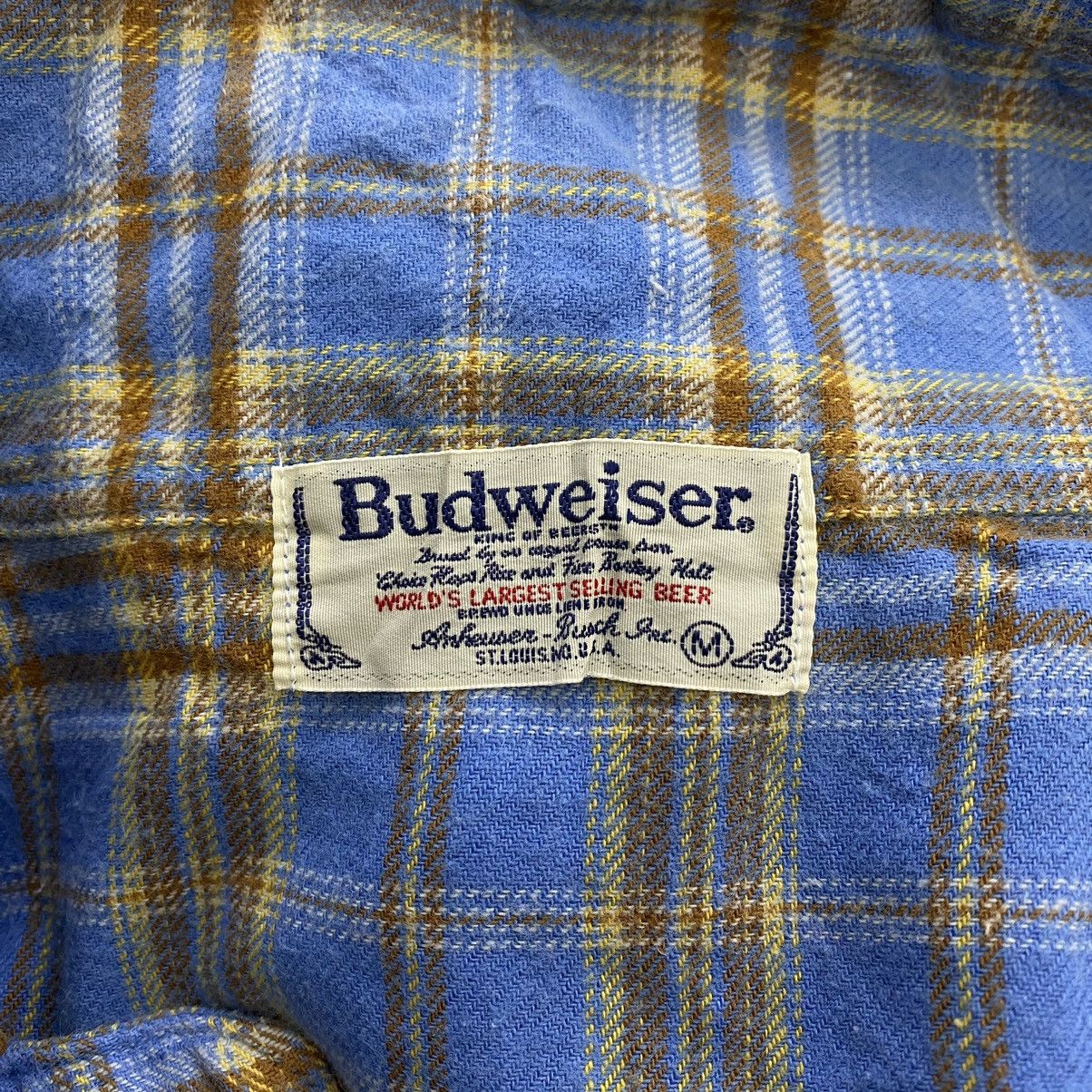 Budweiser × Vintage Vintage BUDWEISER Check Tartan Pattern Button Up CasualShirt Size US M / EU 48-50 / 2 - 5 Thumbnail