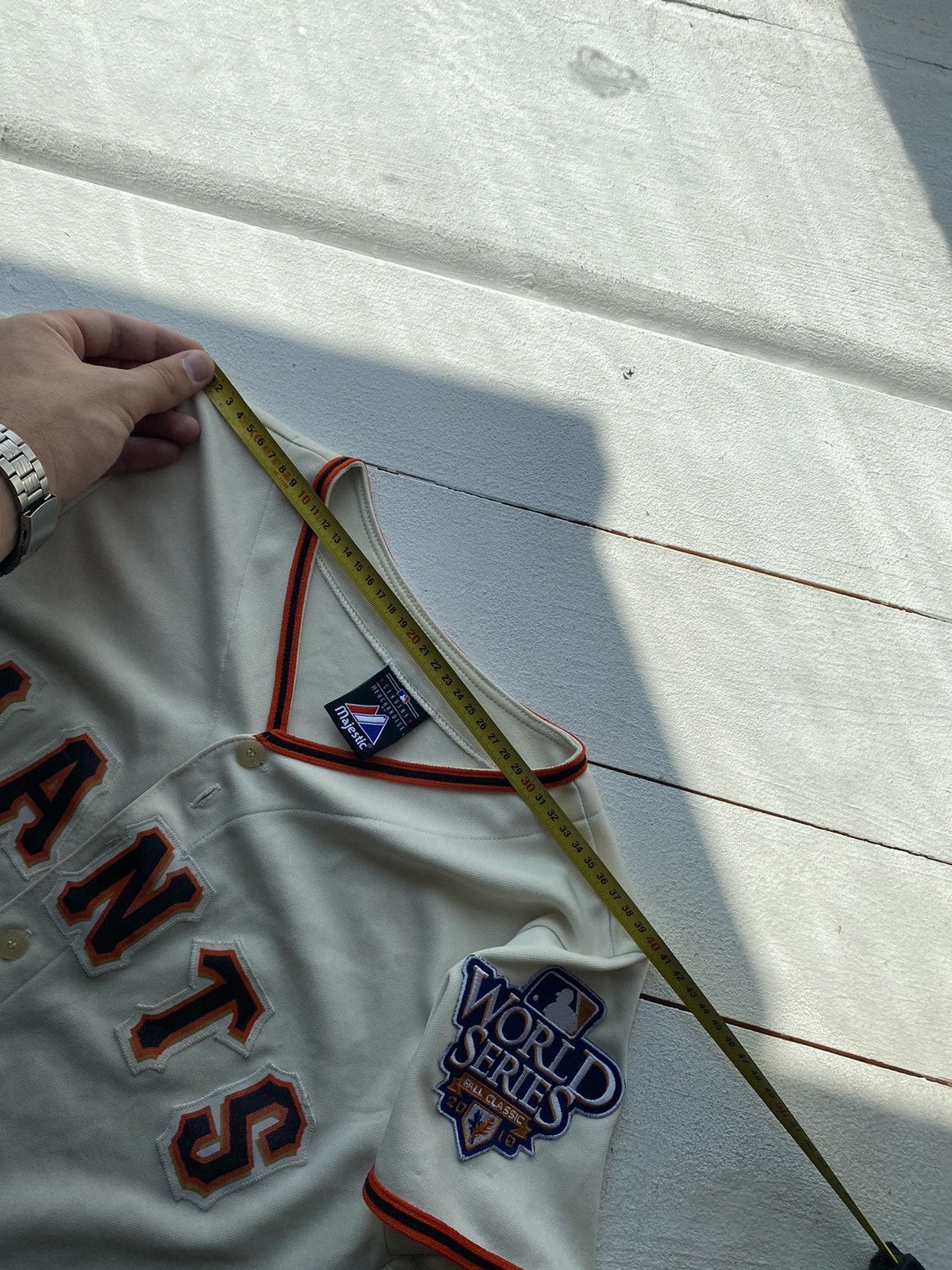 Majestic 2010 Giants World Series Jersey Womens medium