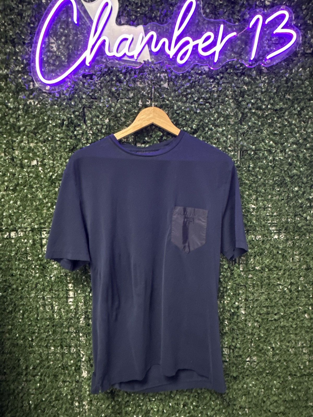 image of Prada Tee Navy, Men's (Size 2XL)