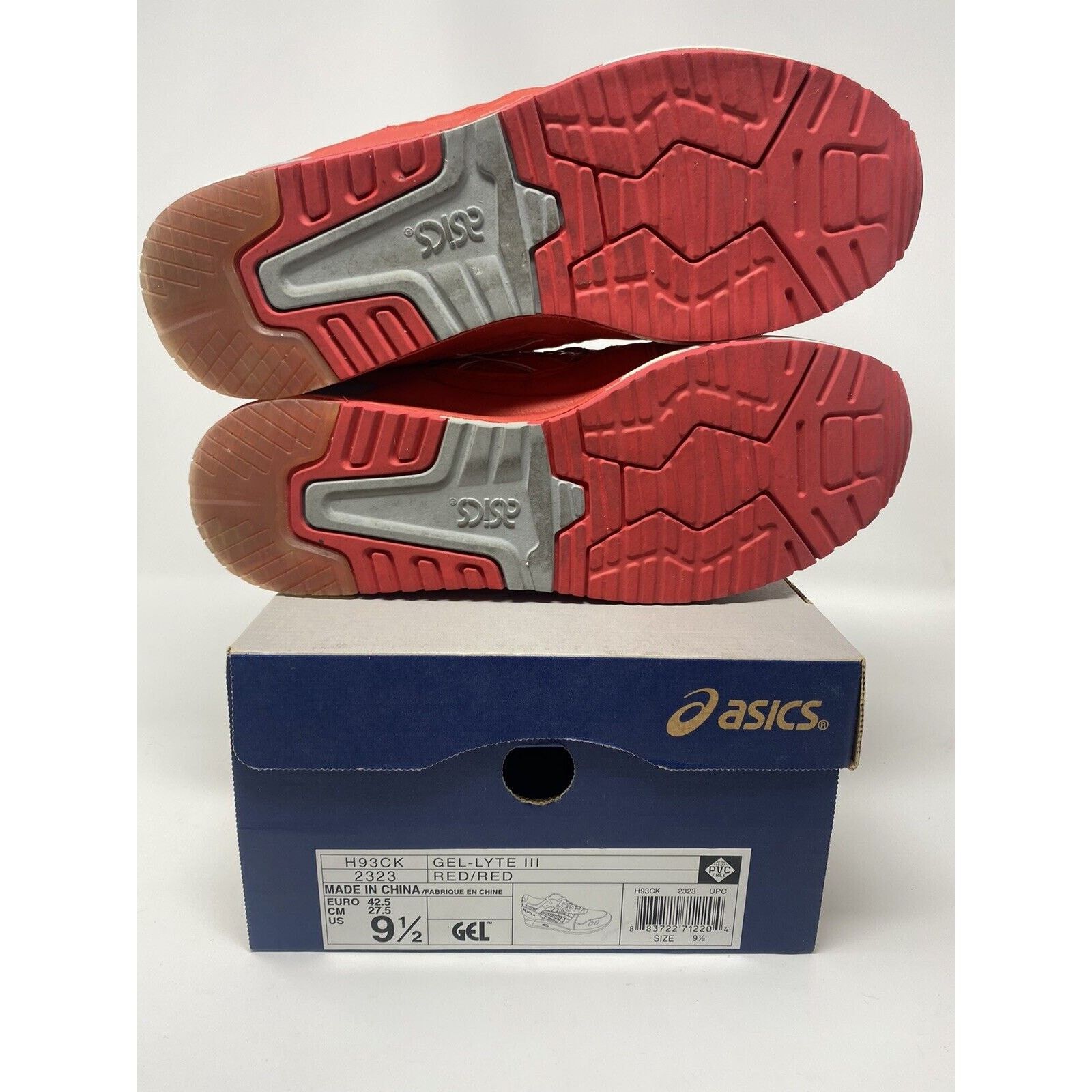 Asics NICE KICKS ASICS DAVIDZ RONNIE FIEG GEL LYTE III RED Size US 9.5 / EU 42-43 - 5 Thumbnail