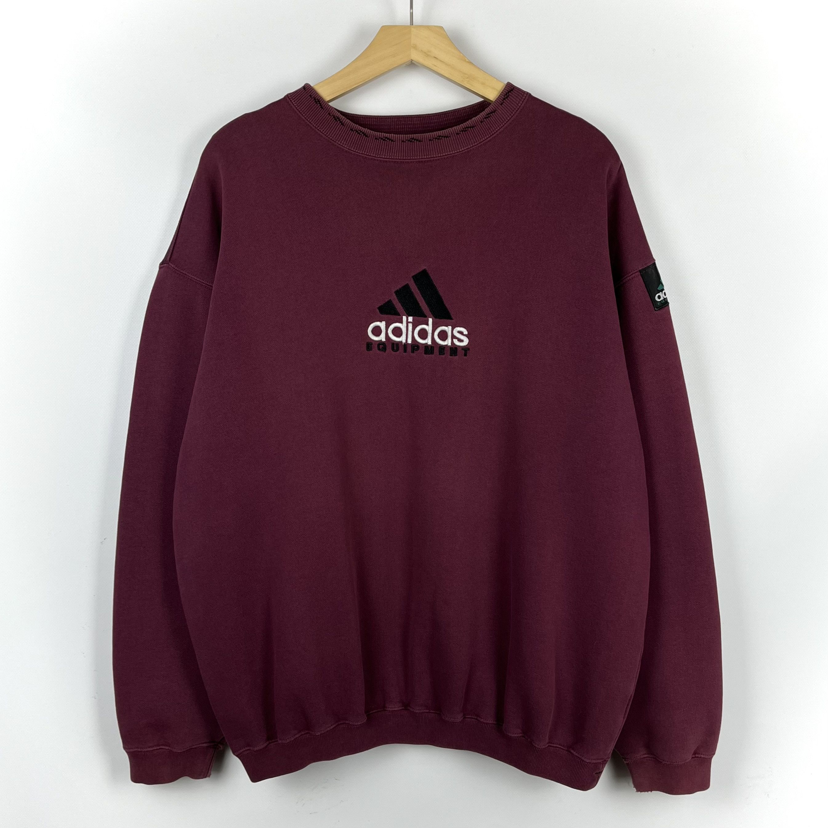 Adidas Vintage Adidas Equipment Iconic Big Logo Sweatshirt 90’s Size US M / EU 48-50 / 2 - 1 Thumbnail
