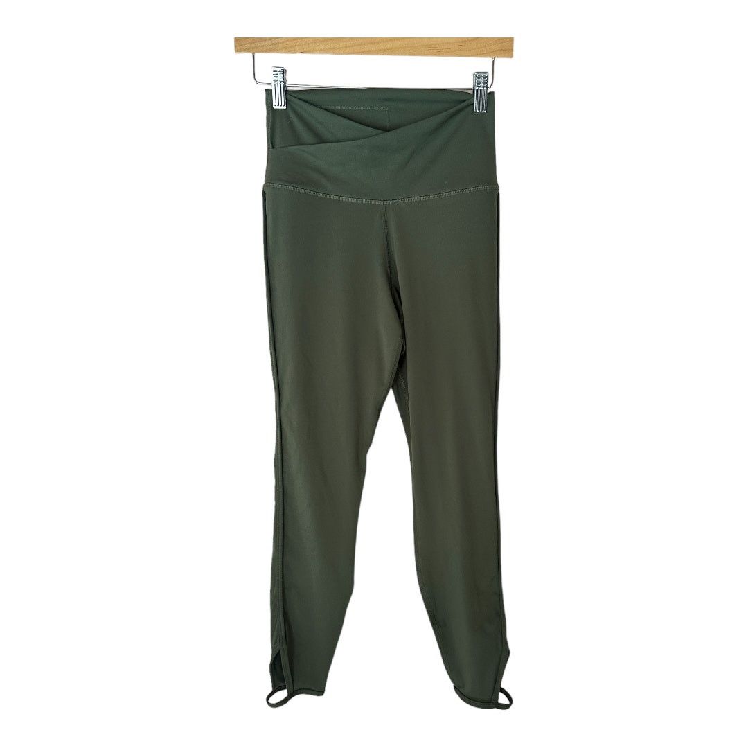 Nike Nike Olive Green Dri-Fit Yoga High Rise 7/8 Length Leggings Size 23" - 1 Thumbnail