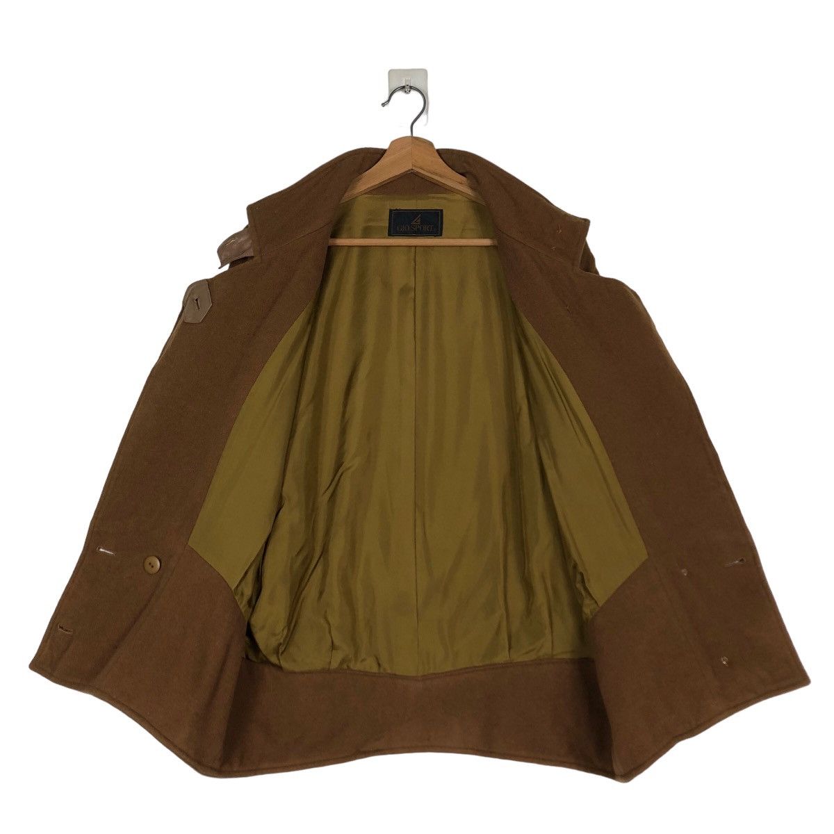 Japanese Brand 🔥Vintage Wool Fly Bomber Jacket Gio Sport Japan Made Size US L / EU 52-54 / 3 - 13 Thumbnail