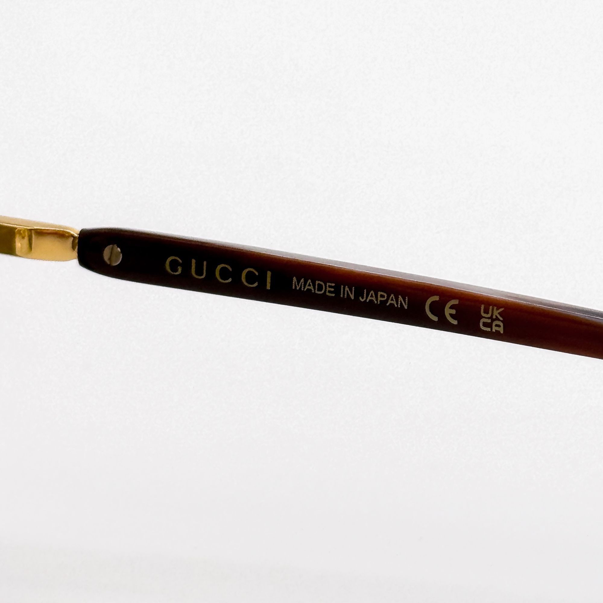 Gucci NEW GUCCI SUNGLASSES GG1220S 002 GOLD/GRAY MEN EYEWEAR GUCCI Size ONE SIZE - 10 Thumbnail