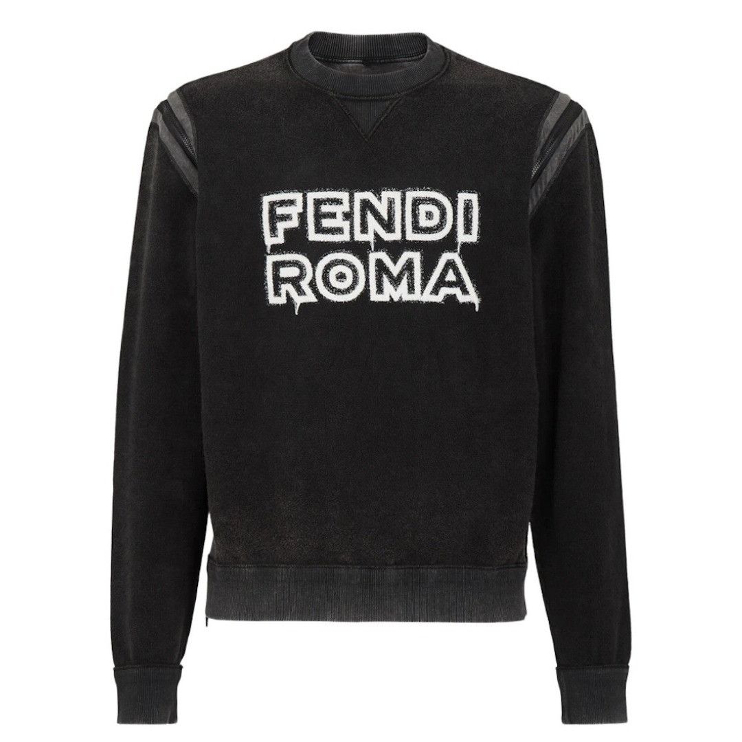 Fendi o1w1db10724 Jumper in Black Size US M / EU 48-50 / 2 - 1 Thumbnail