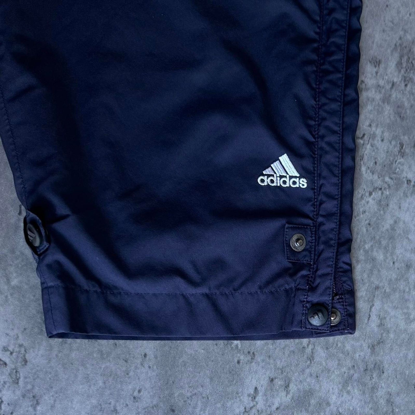Adidas × Vintage Vintage Y2K Adidas Navy Blue Essential Technical Pants Size US 34 / EU 50 - 3 Thumbnail